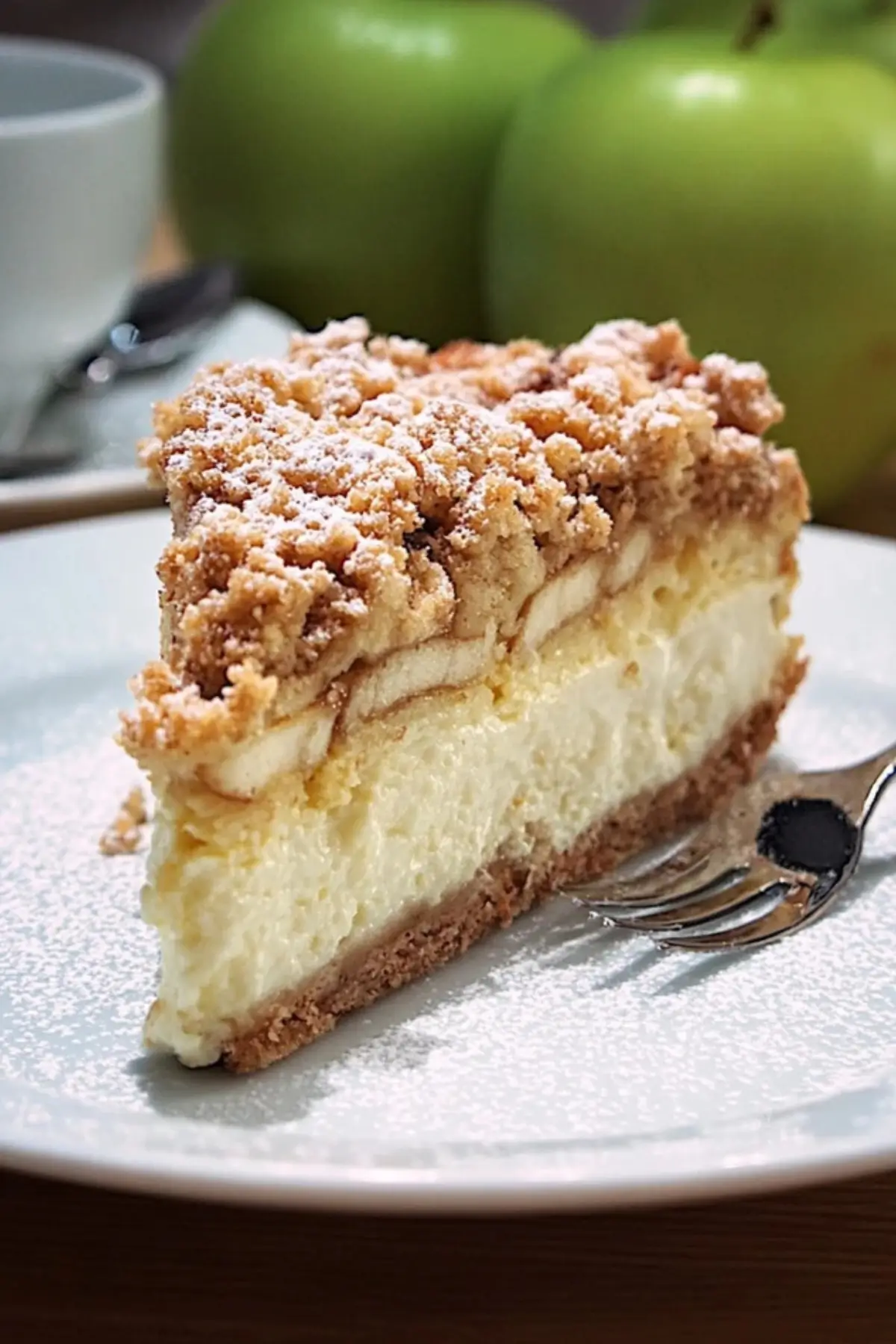 Apfel Crumble Käsekuchen