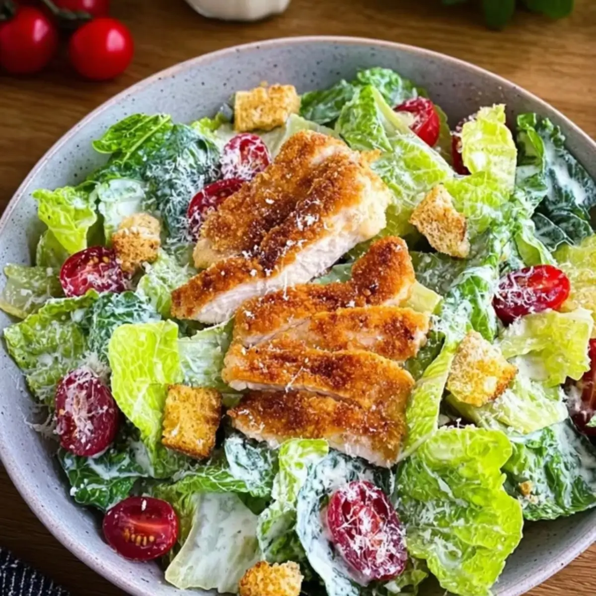 Cesar Salat Mit Hahnchen