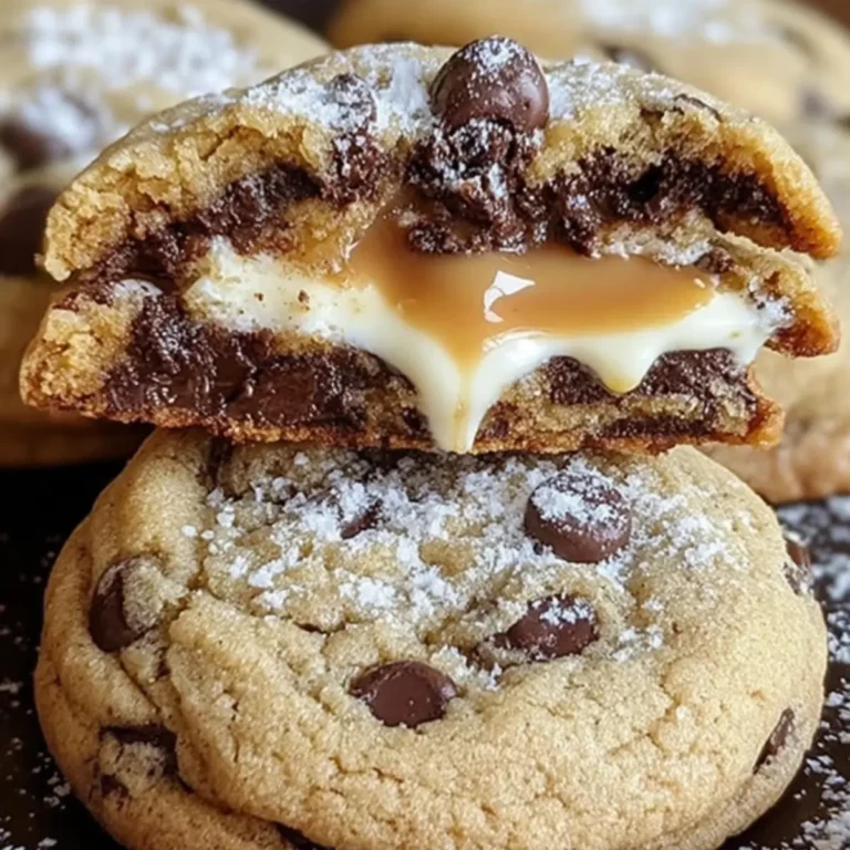 Cheesecake-Filled Chocolate Chip Cookies