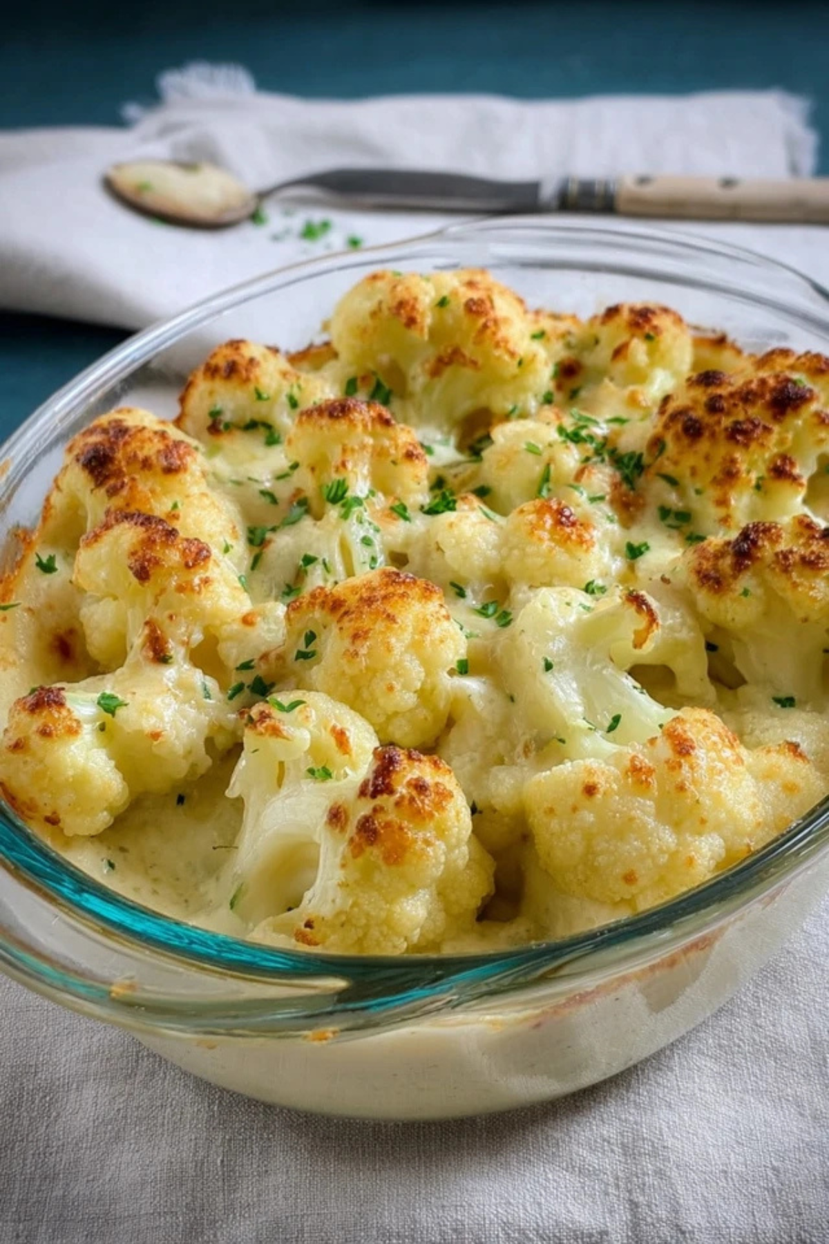 Cremiges Blumenkohlgratin