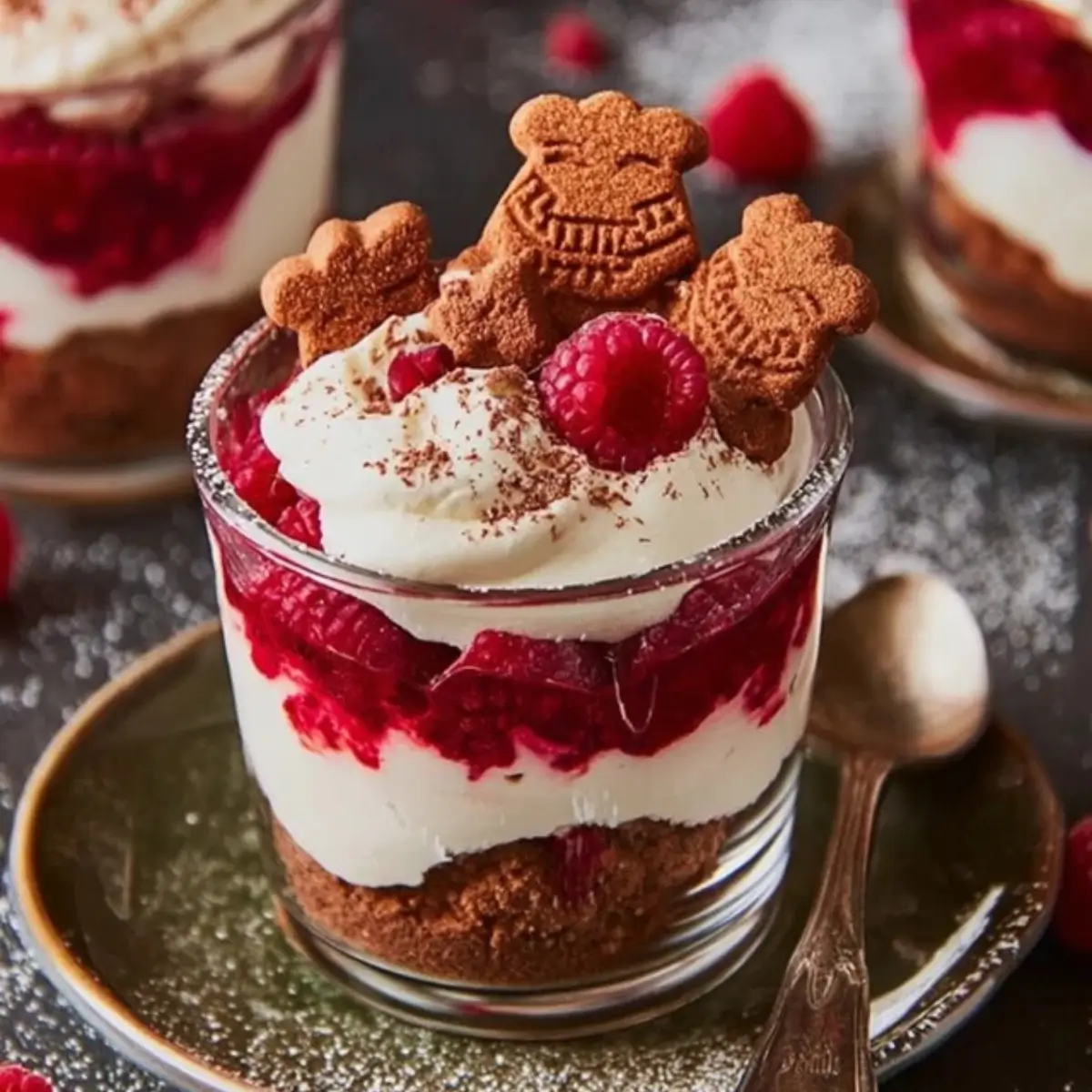 Himbeer Dessert mit Spekulatius: Das perfekte Schichtdessert ...