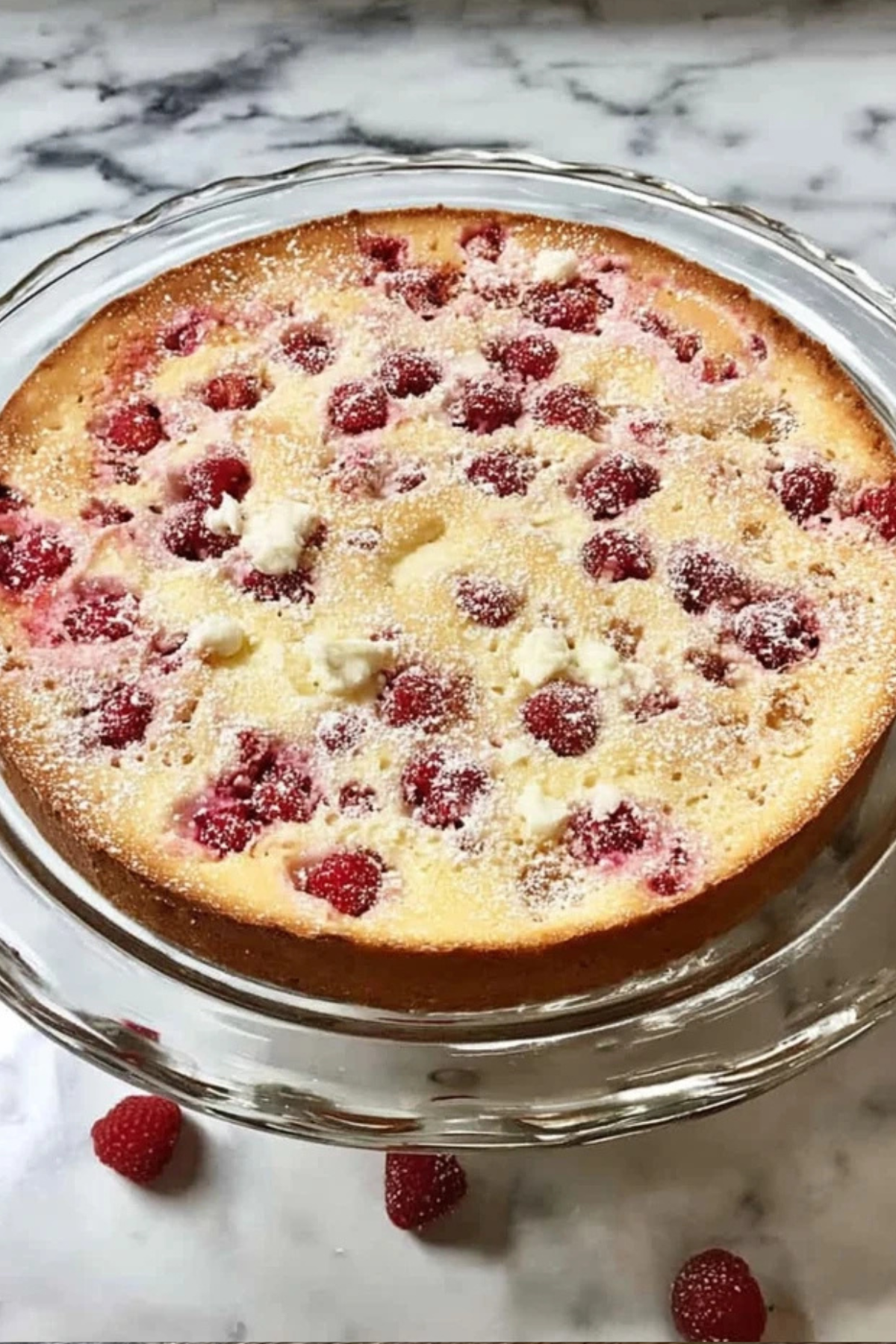 Himbeer Pudding Kuchen