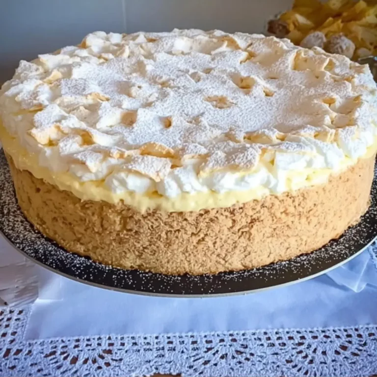 Käse Schneekuchen mit Schmand