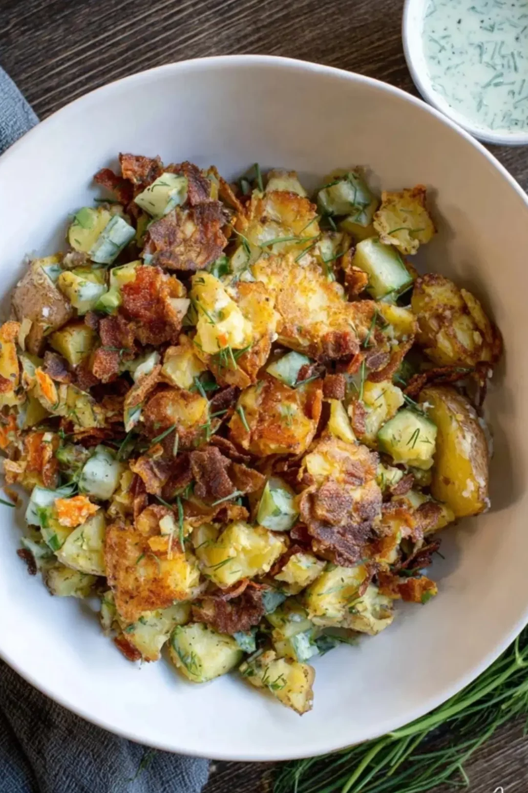 Knuspriger Kartoffelsalat