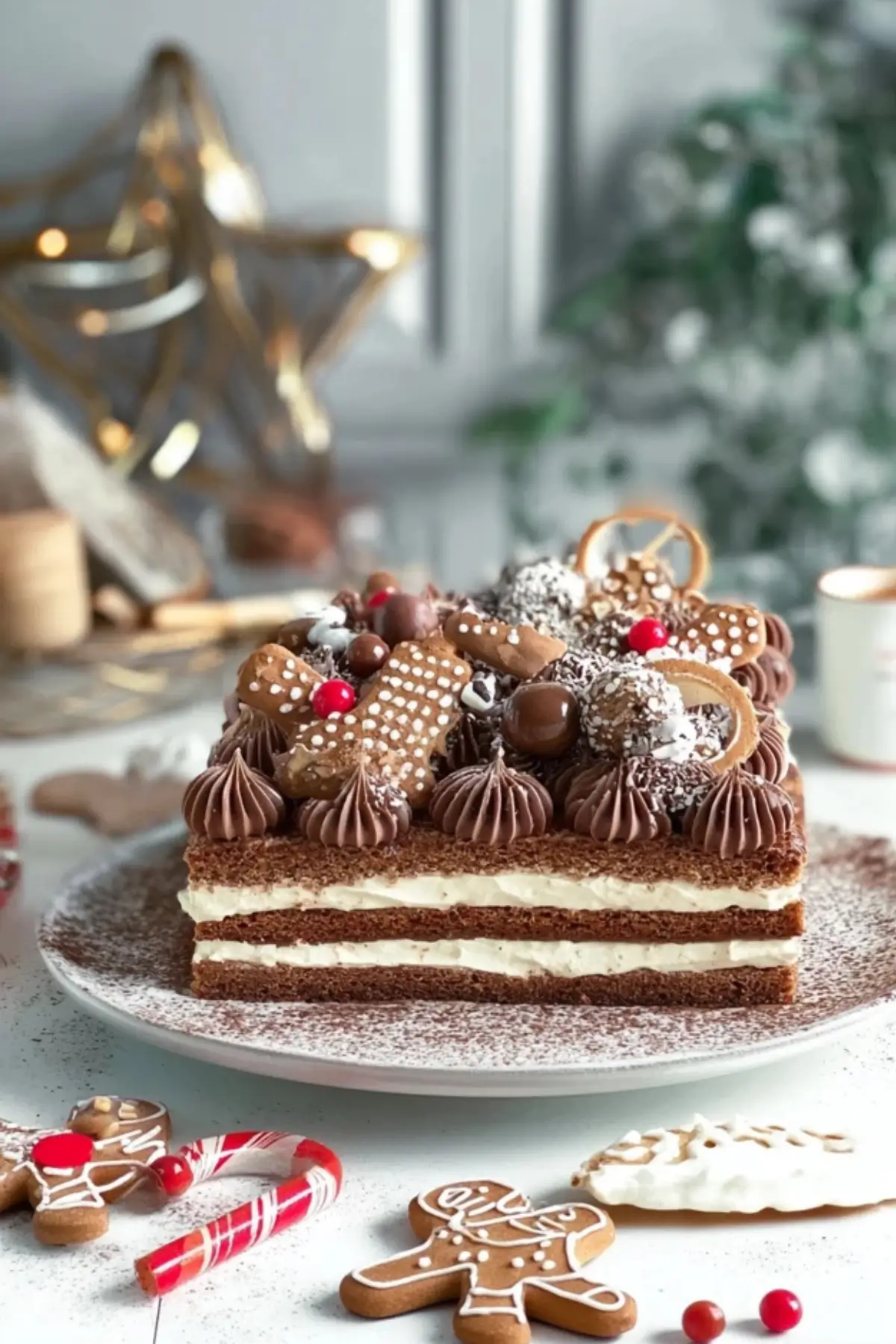 Lebkuchen Mascarpone Schnitten: Cremiger Weihnachtskuchen vom Blech ... Lebkuchen Mascarpone Schnitten: Cremiger Weihnachtskuchen vom Blech ...