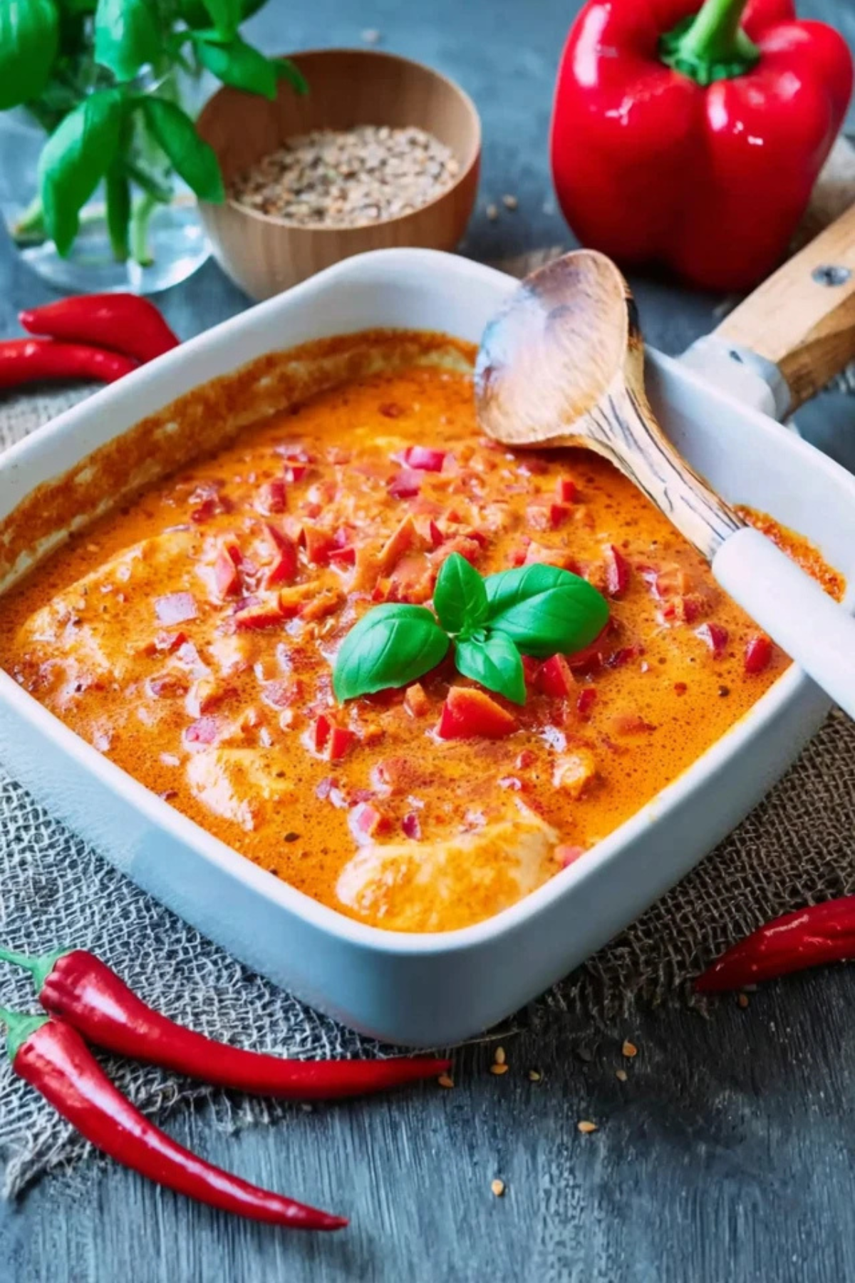 Paprika Sahne Hähnchen