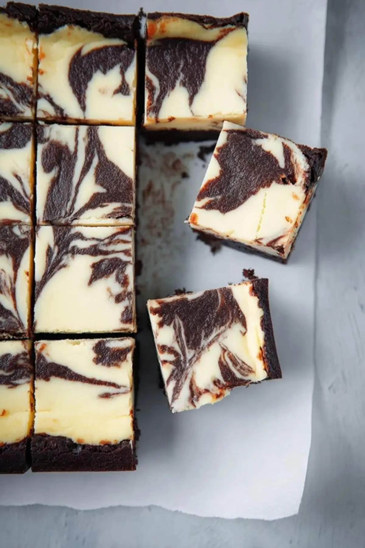 Saftige Cheesecake Brownies