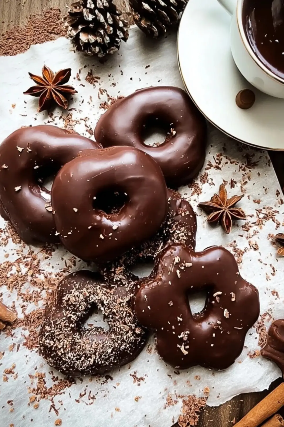 Vegane Lebkuchen mit Schokolade