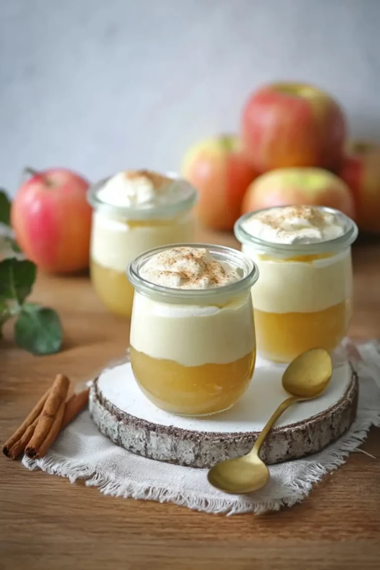 Zimtcreme mit Apfelmus