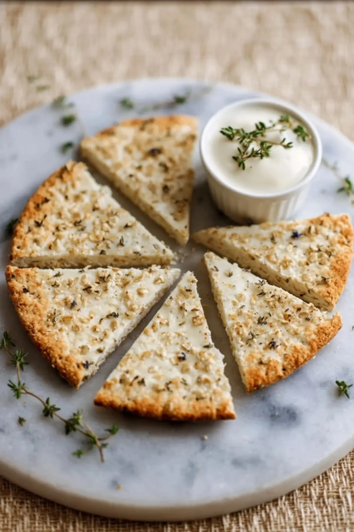 Haferflocken Joghurt Fladen