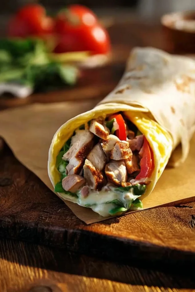 Hähnchen Emmentaler Wrap
