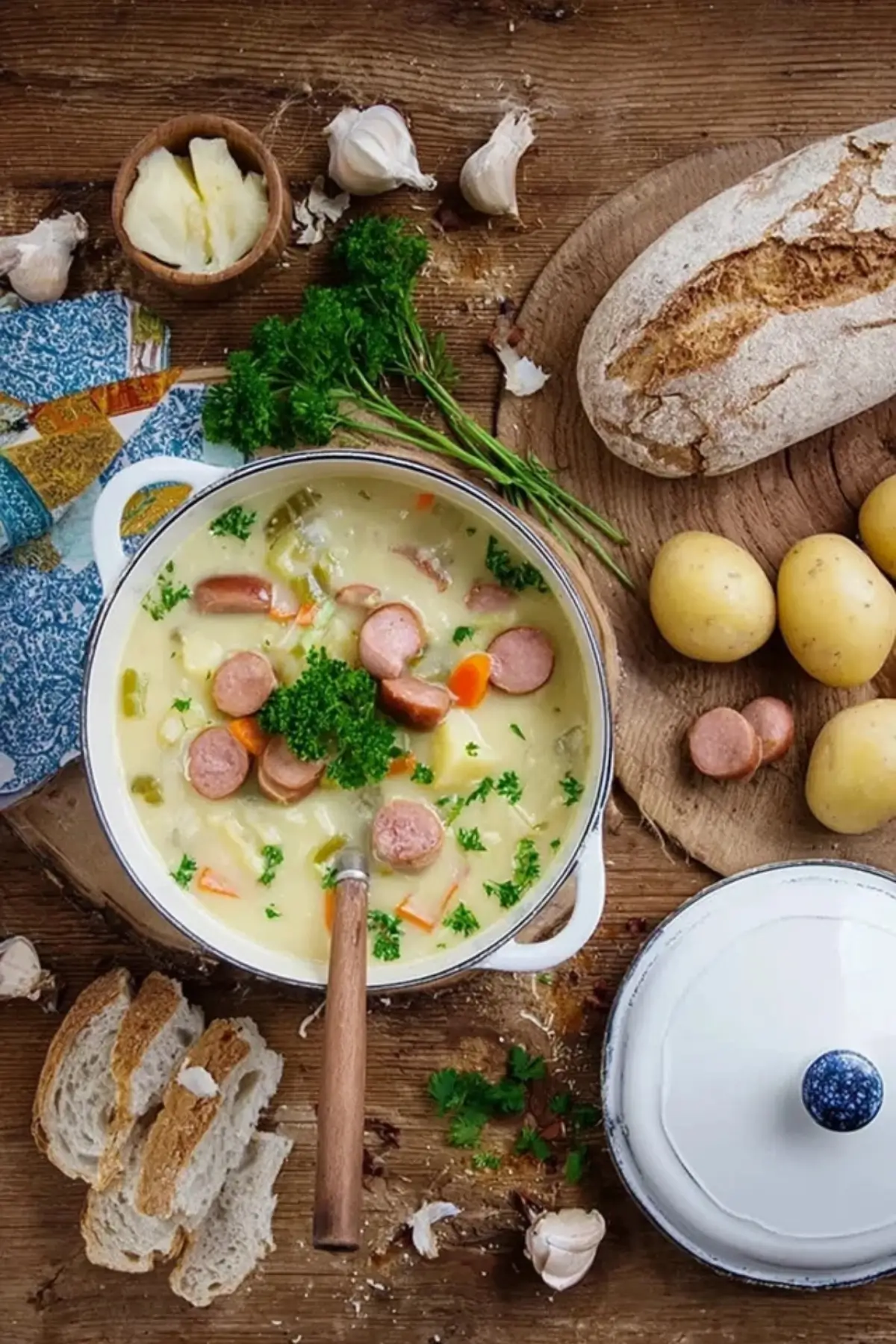 Kartoffelsuppe mit Würstchen: Deftiges Rezept wie von Oma - Kochkomplizin Kartoffelsuppe mit Würstchen: Deftiges Rezept wie von Oma - Kochkomplizin
