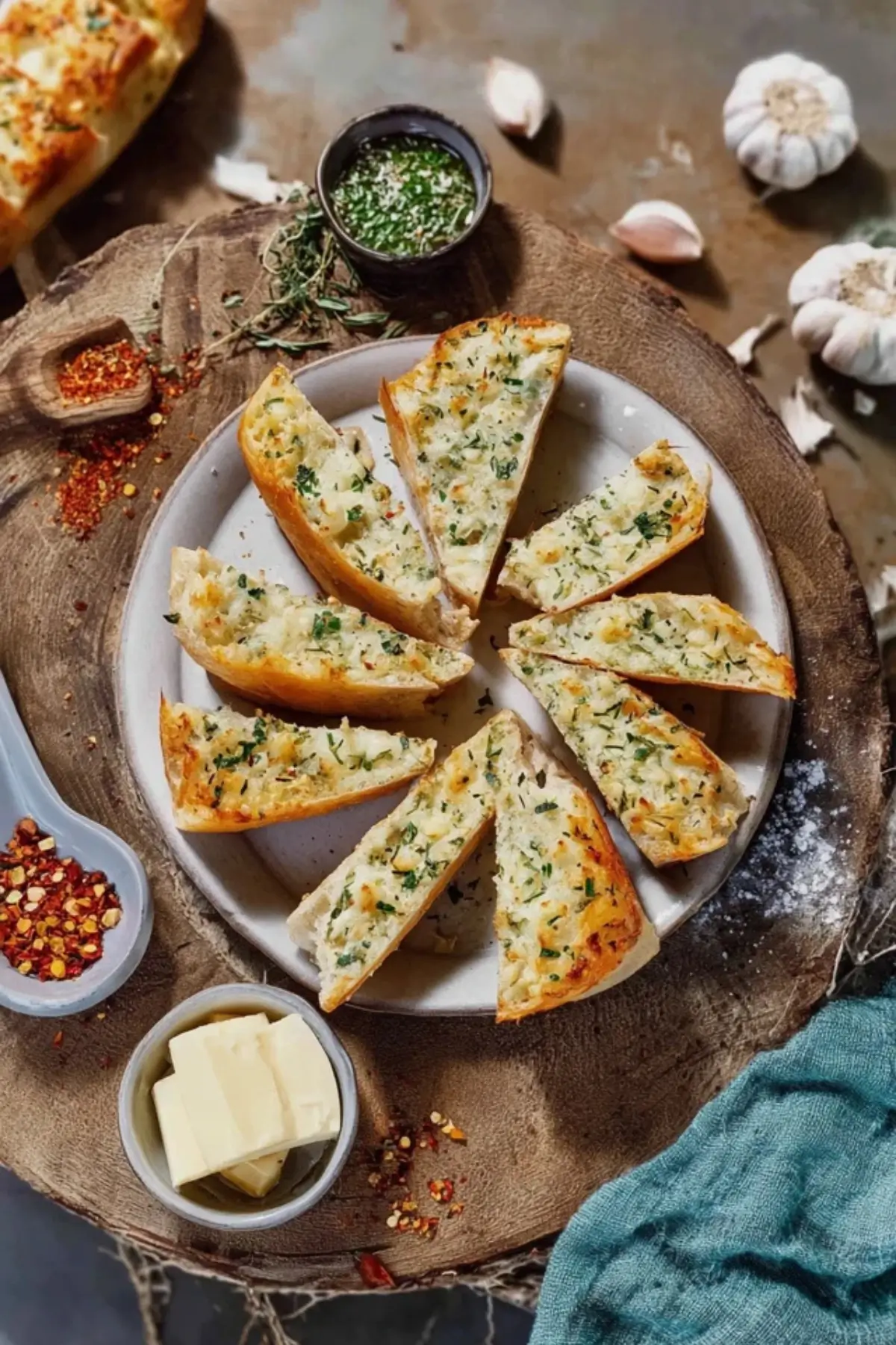 Käse Knoblauch Brot