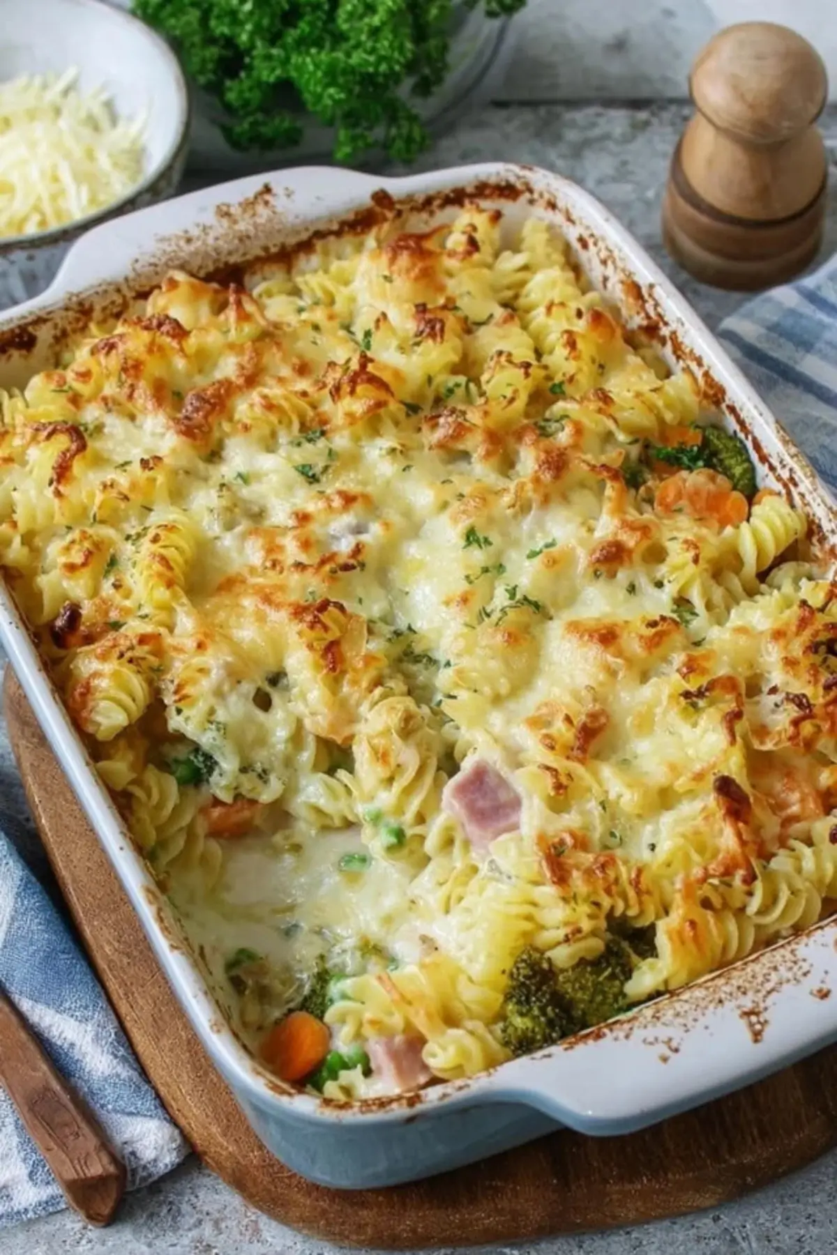 Nudelauflauf mit Gemüse