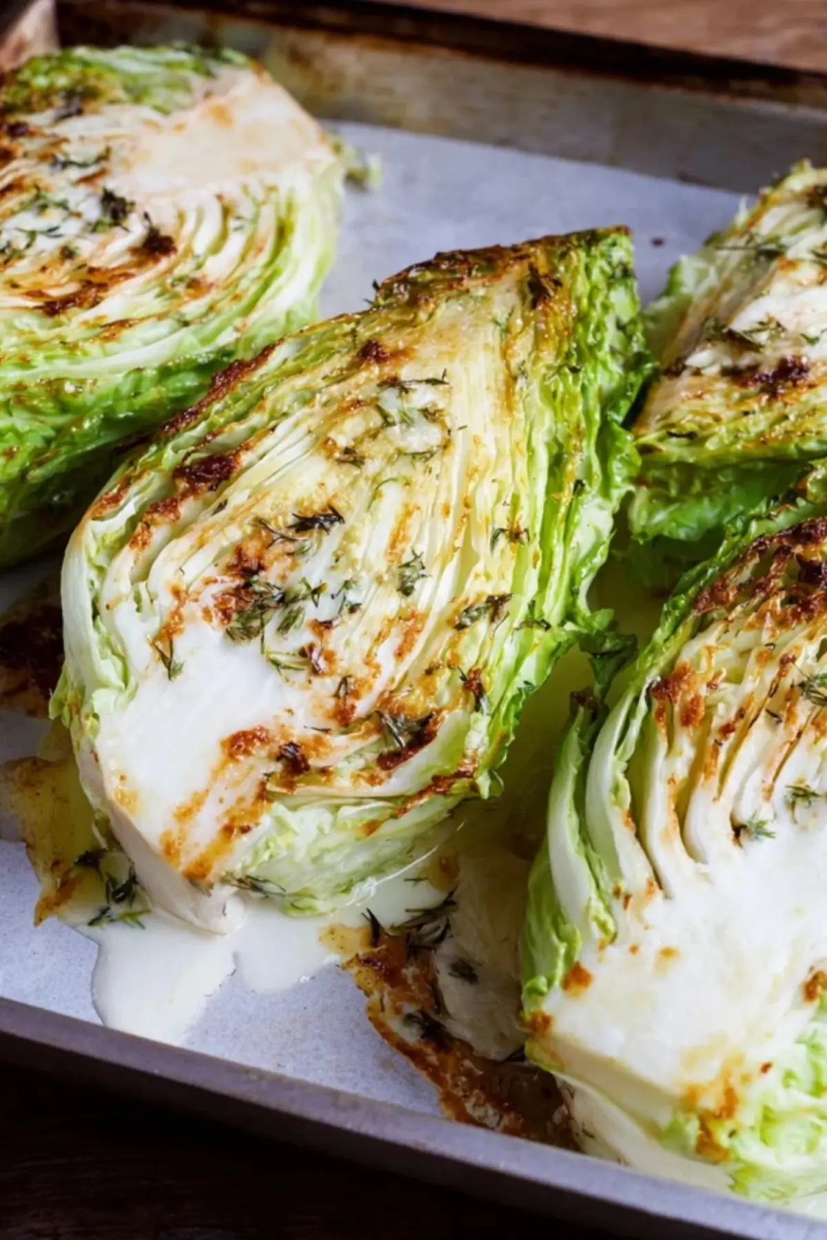 Spitzkohl aus dem Ofen