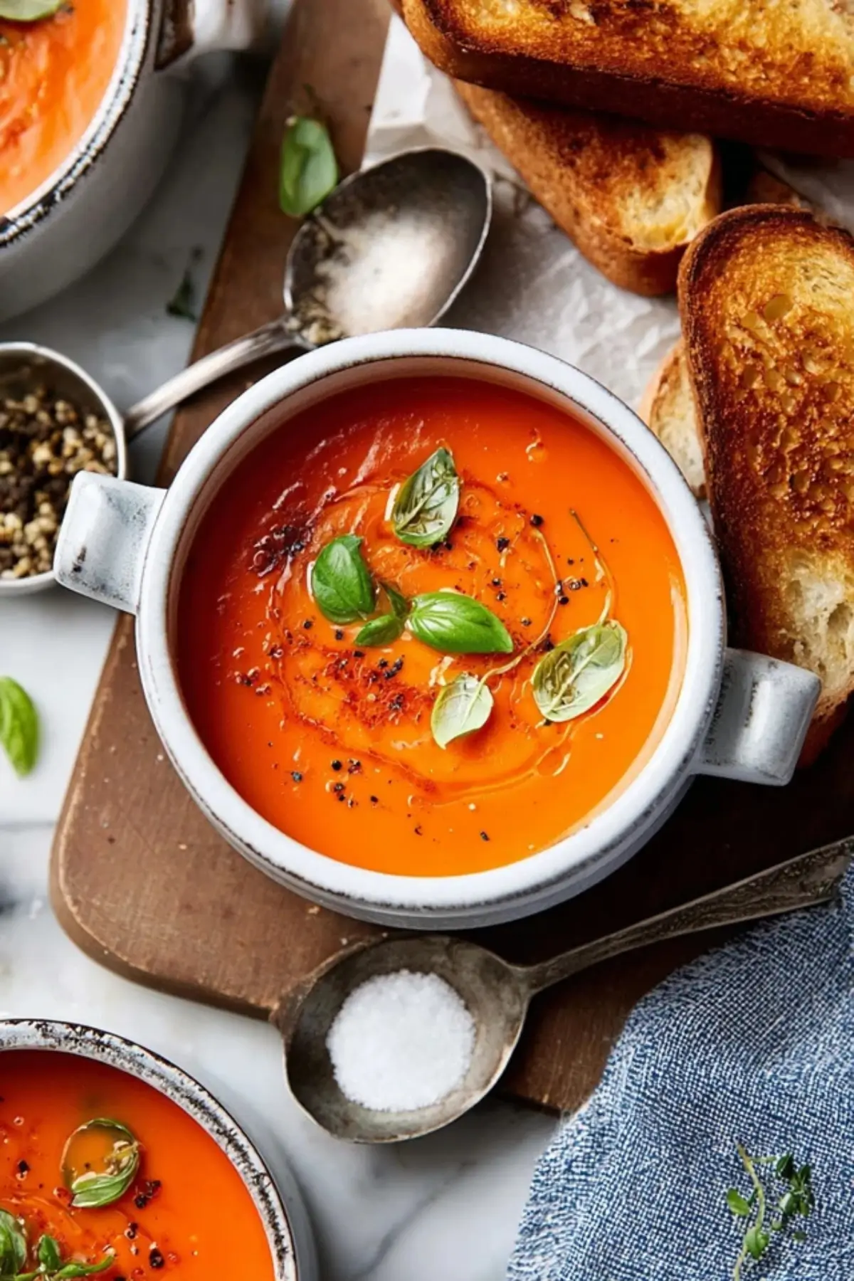 klassische Tomatensuppe