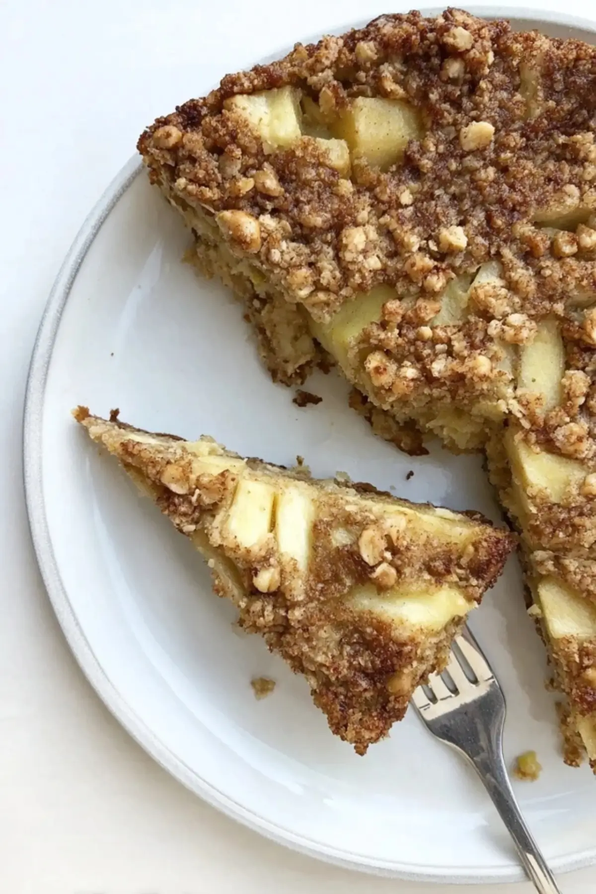 Apfel Zimt Haferflockenkuchen