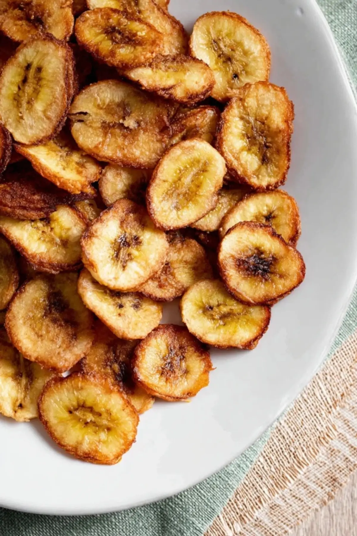 Bananenchips aus der Heißluftfritteuse