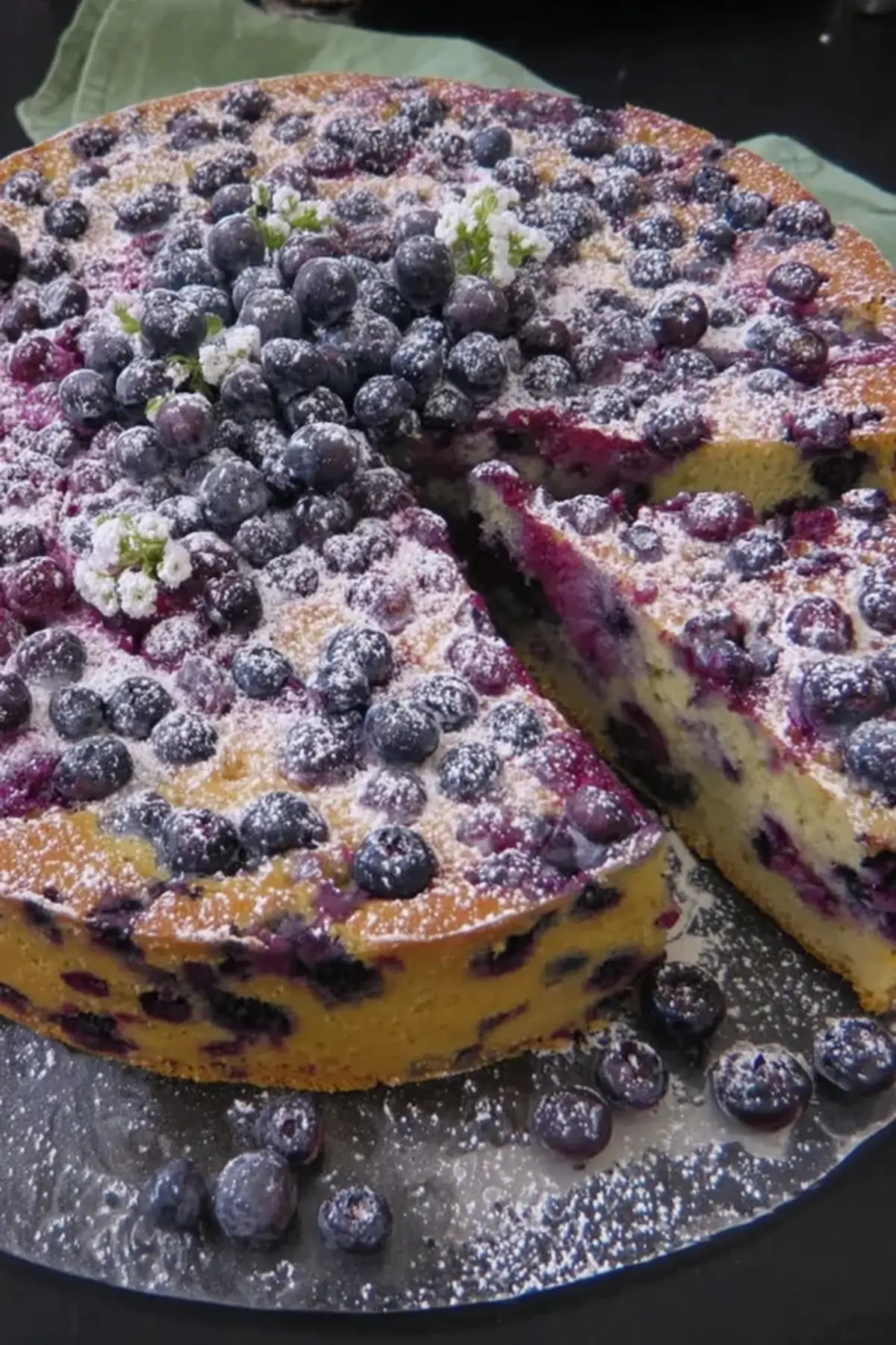 Blaubeerkuchen Rührteig Springform