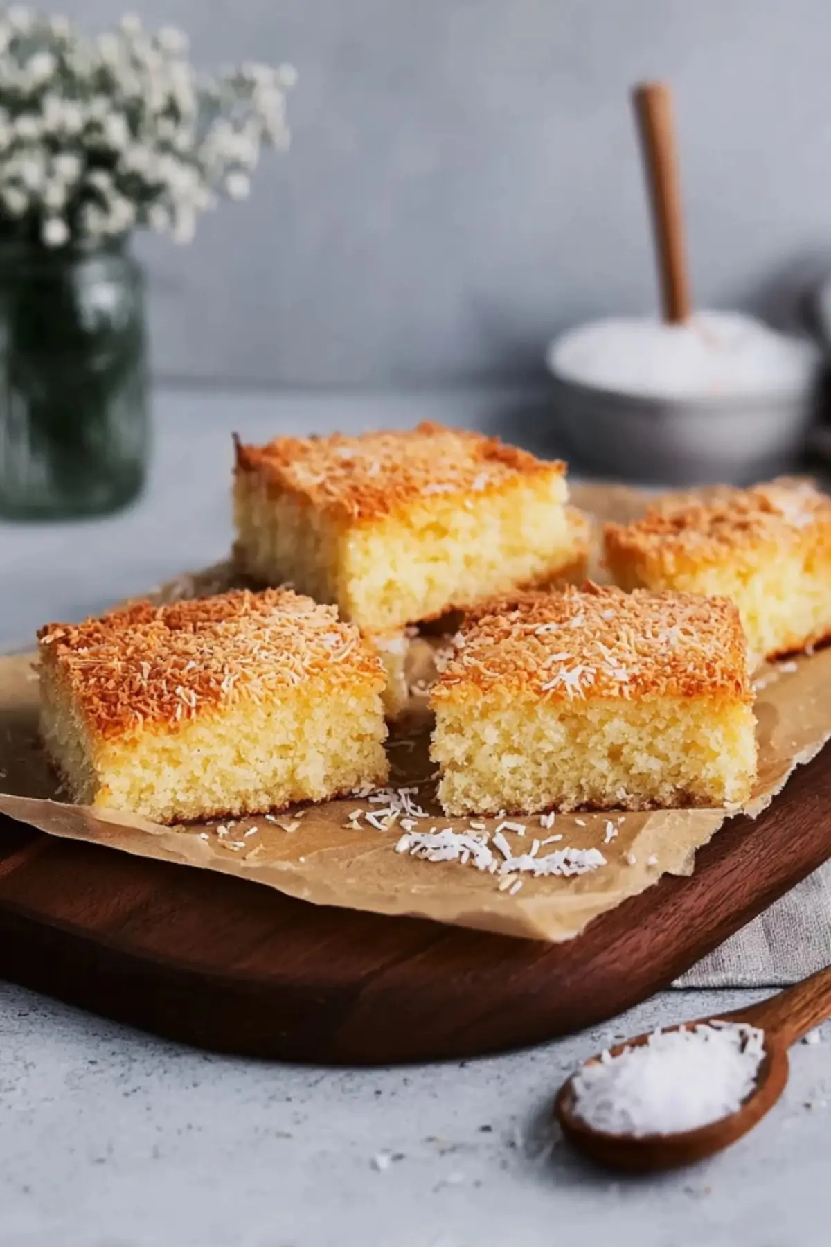 Buttermilchkuchen mit Kokos