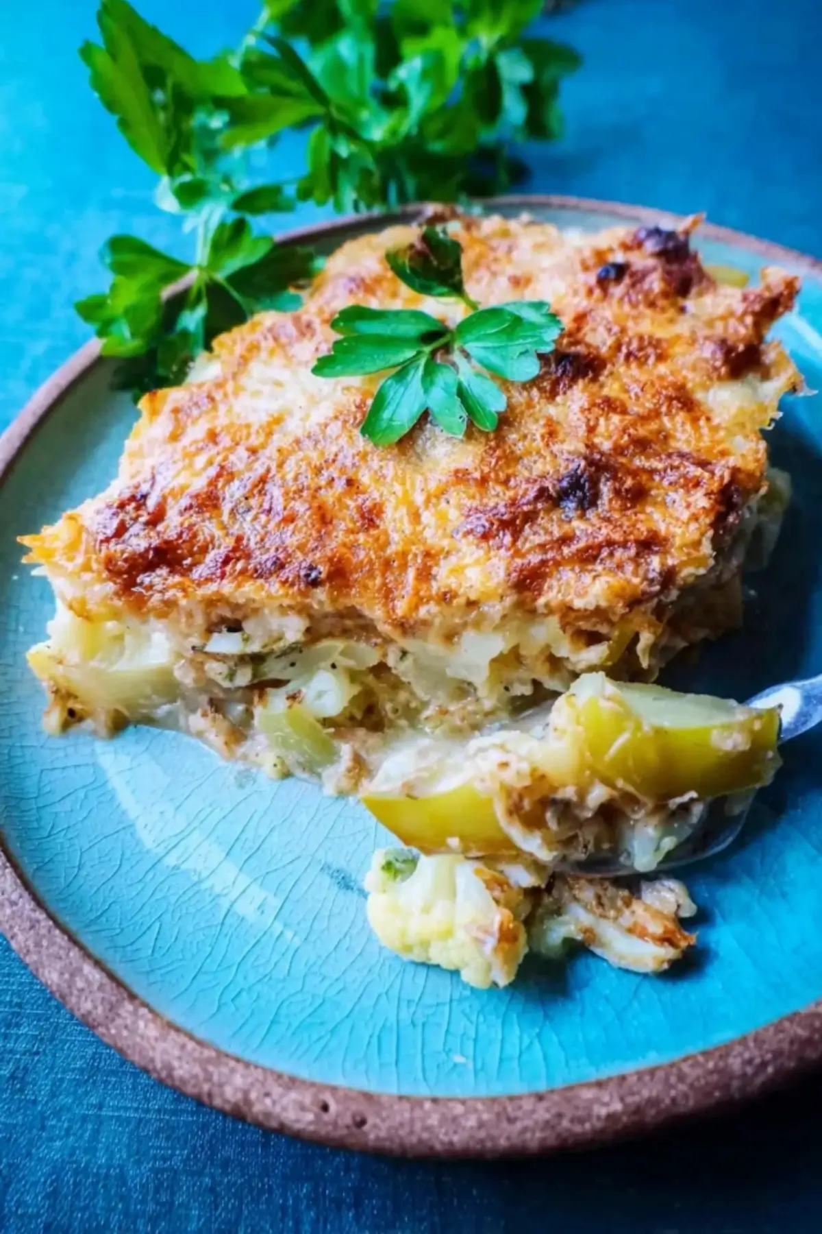 Cremiger Blumenkohlauflauf mit Béchamel