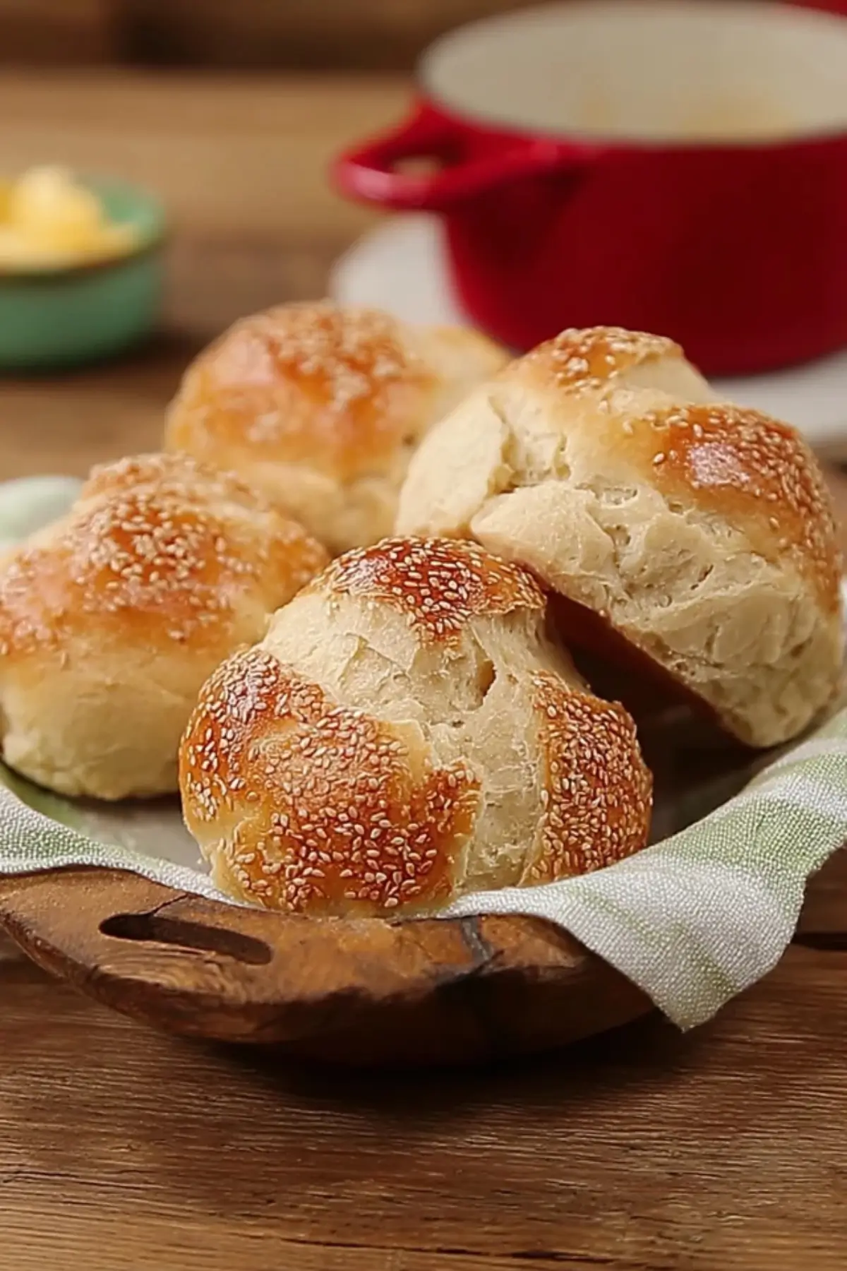 Dinkel Quark Brötchen