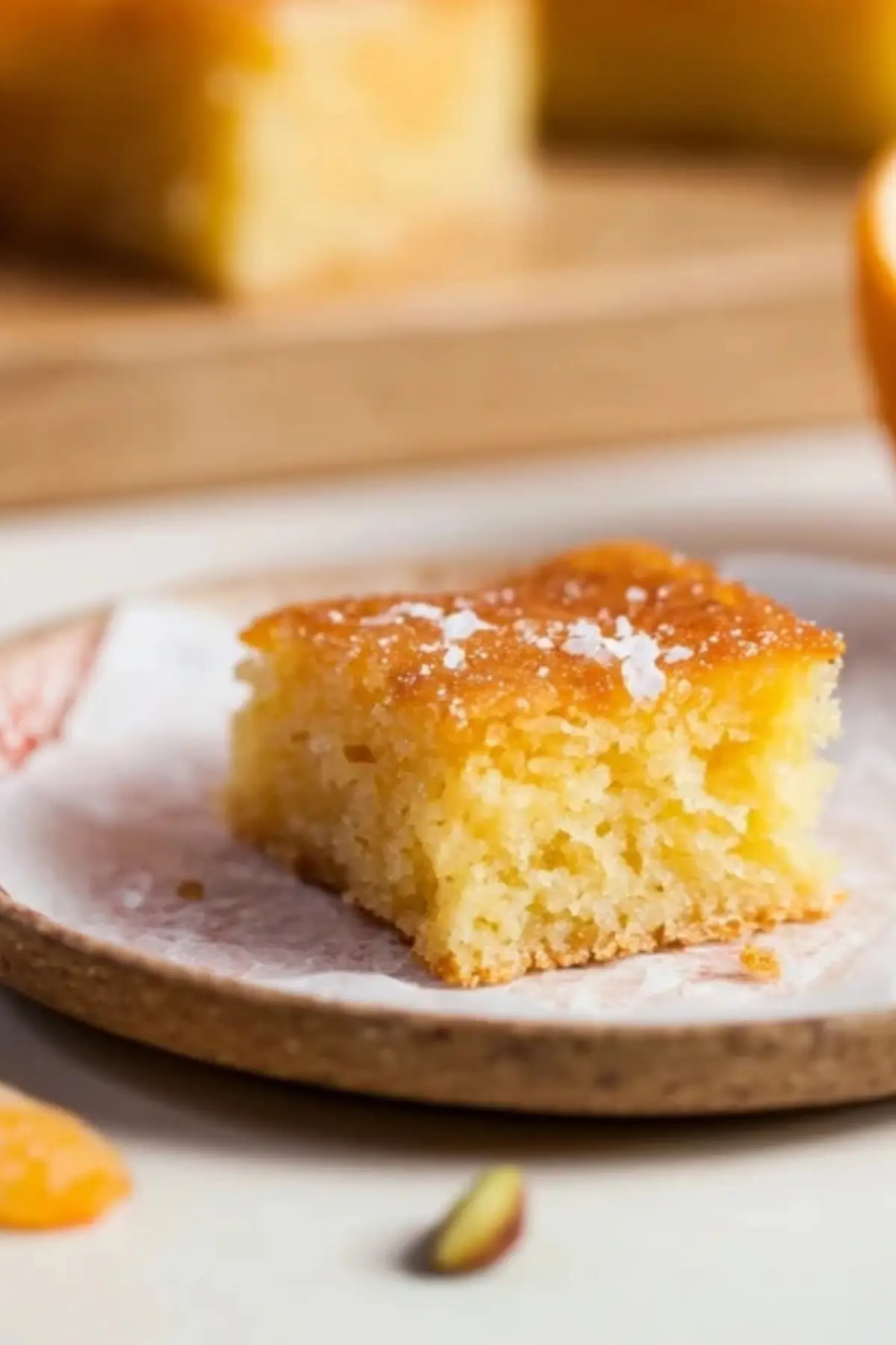 Fruchtige Orangen Kardamom Squares