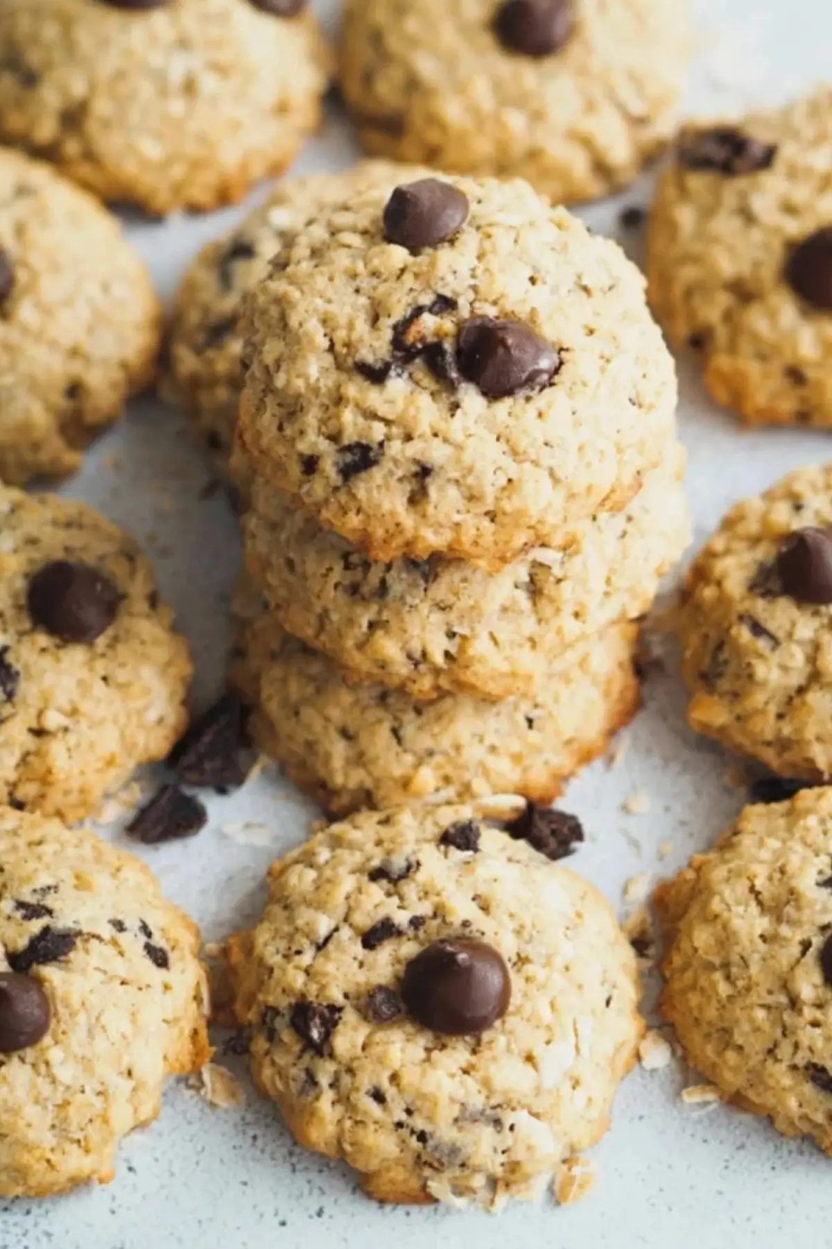 Haferflocken Cookies mit Schokolade