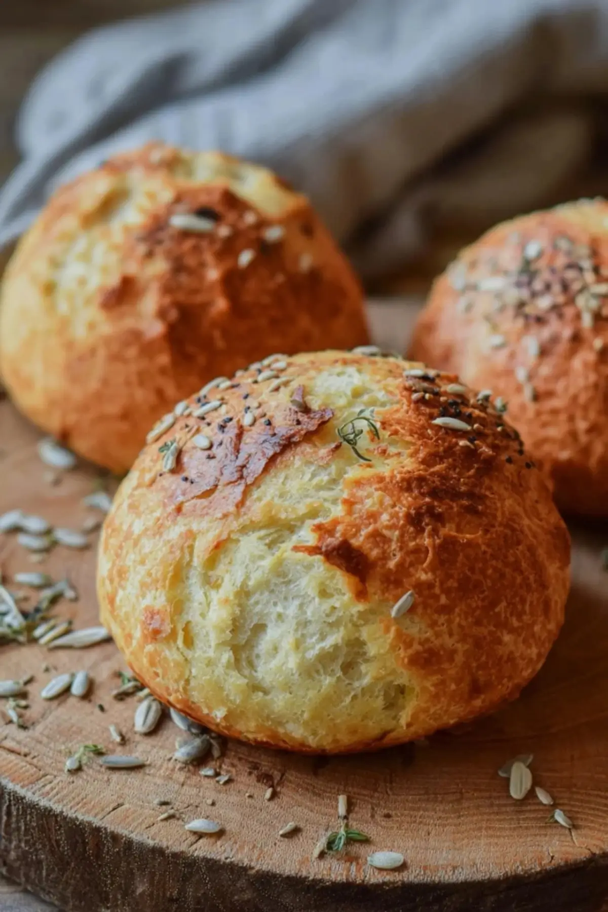 Kalorienarme Quarkbrötchen