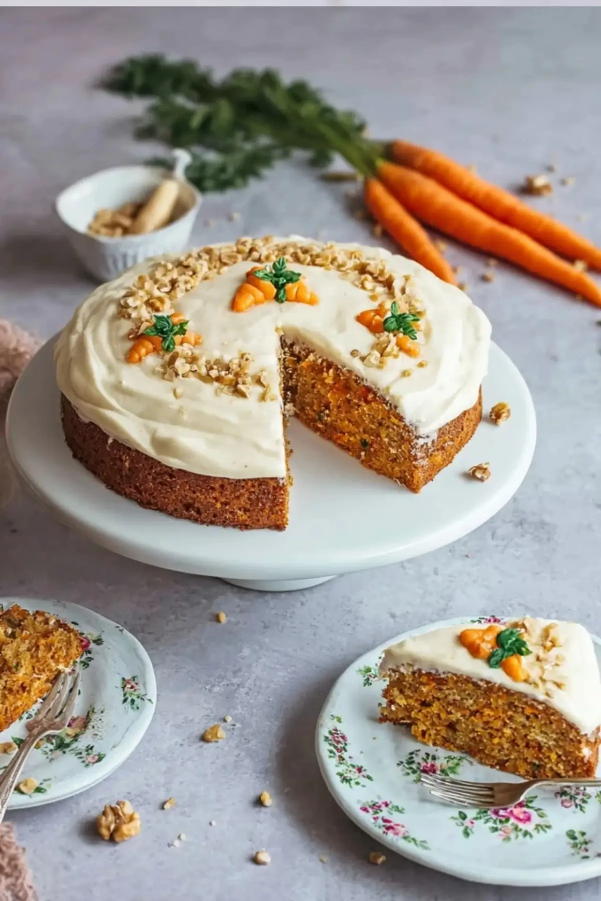 Karottenkuchen mit Frischkäse Frosting