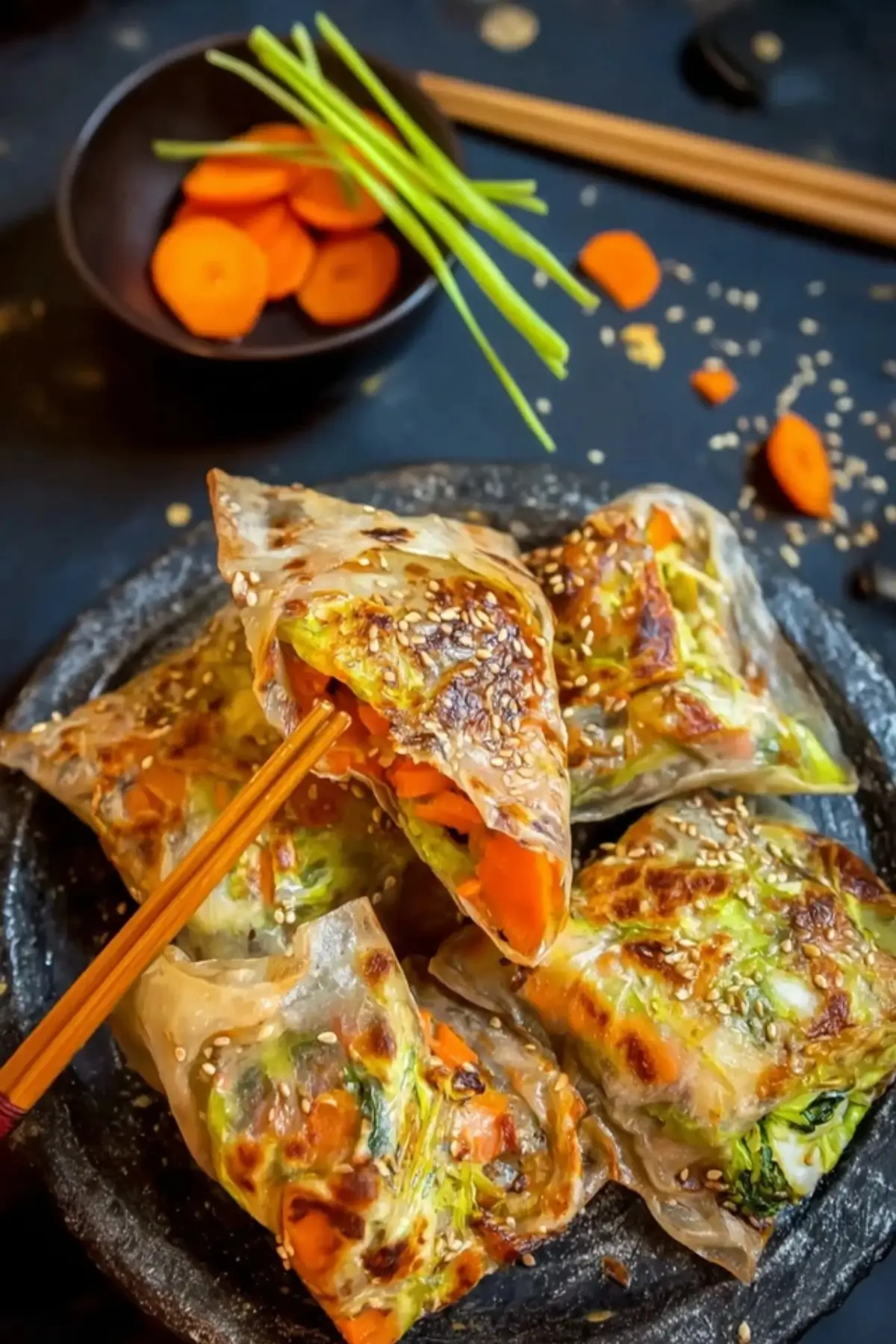 Knusprige Gemüsetaschen