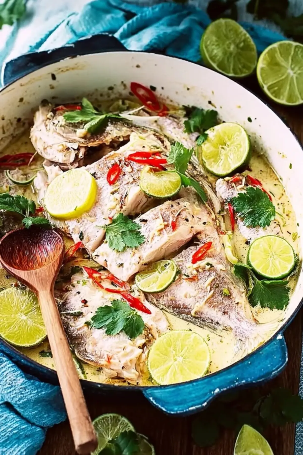 Kokos Limetten Fisch