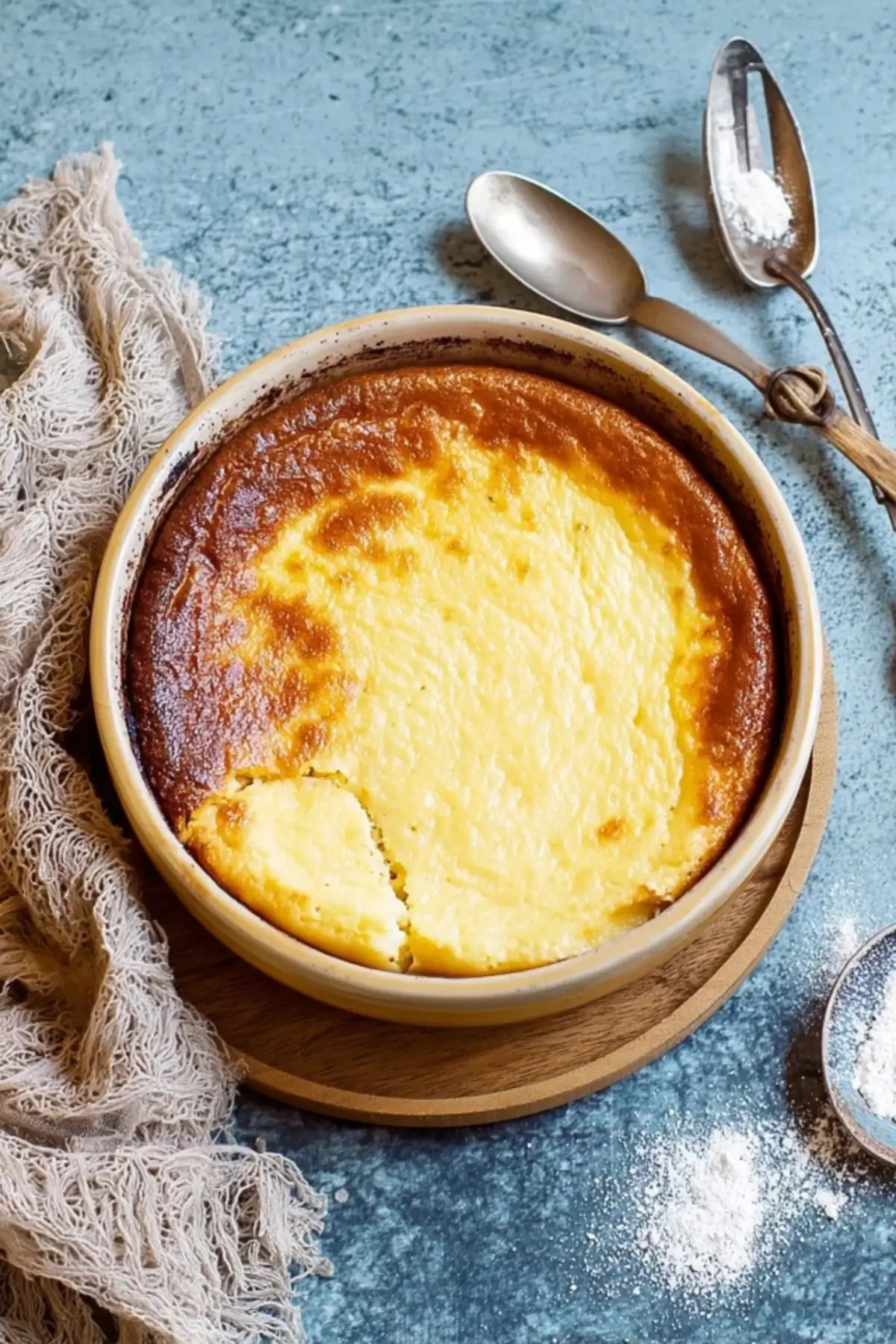 Quarkauflauf mit Vanillepuddingpulver