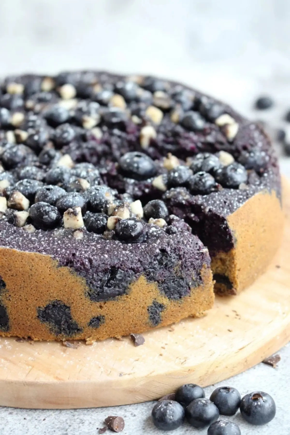 Ricetta torta mirtilli e gocce di cioccolato