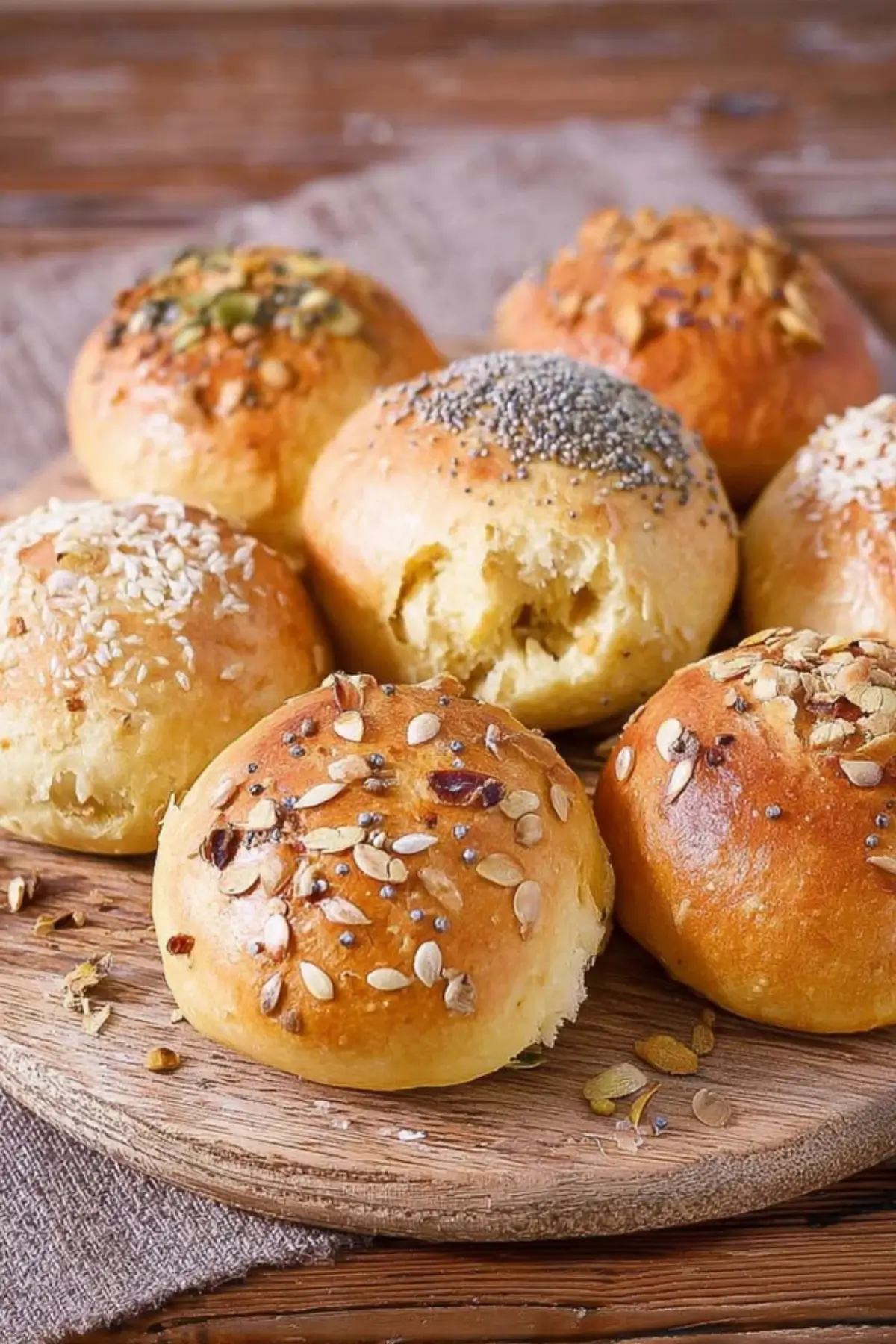 Saftige Quarkbrötchen