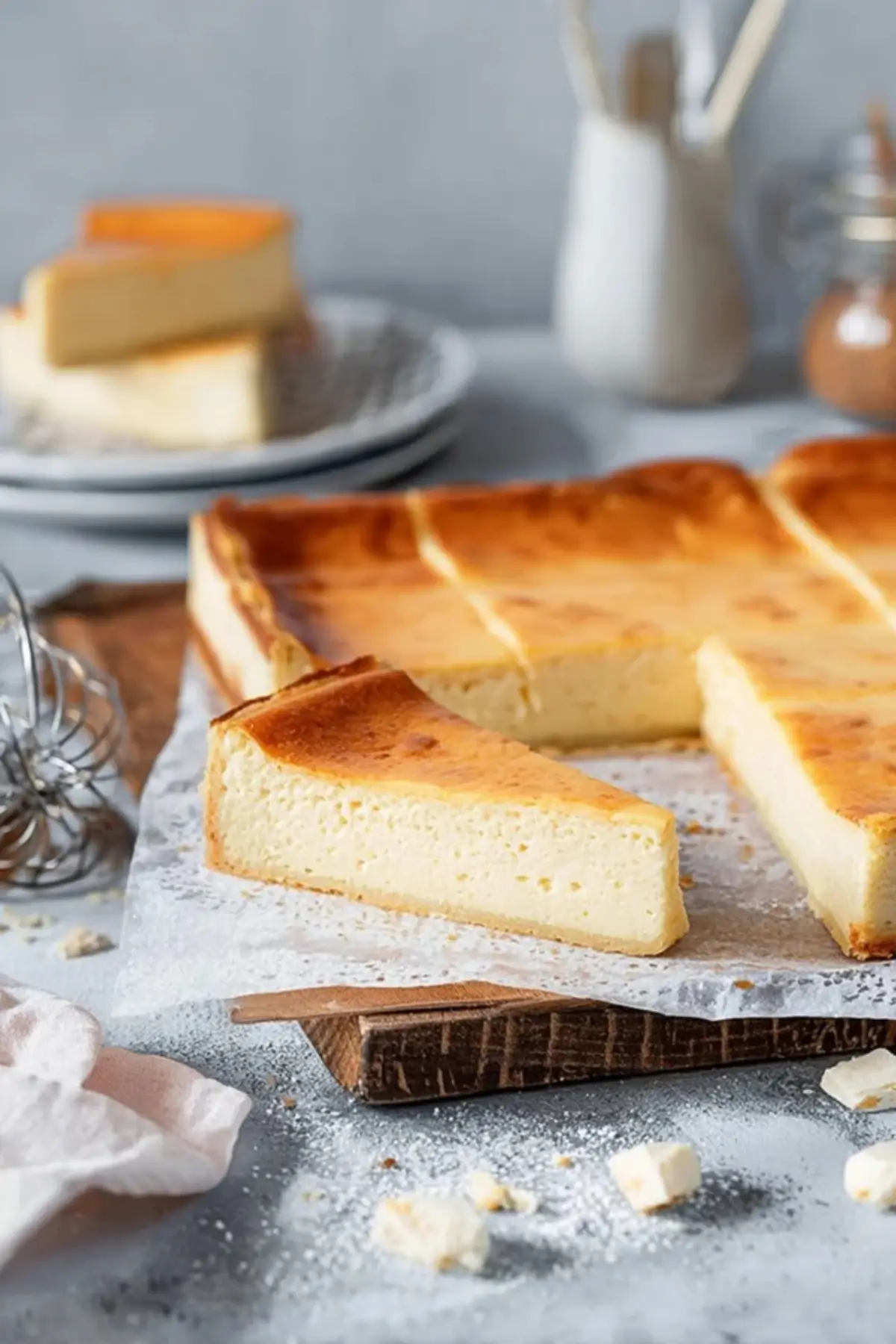 Saftiger Käsekuchen vom Blech