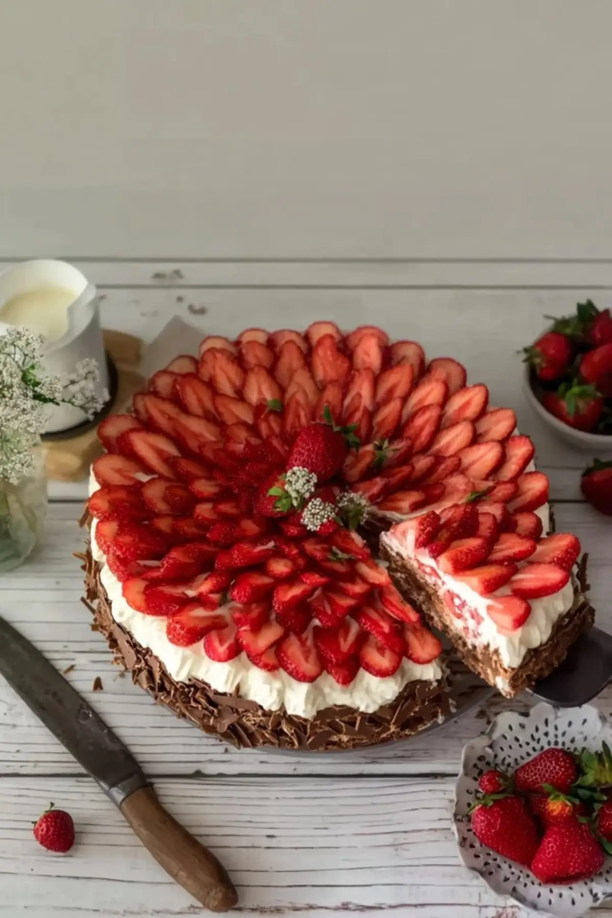 Schwarzwälder Erdbeertorte