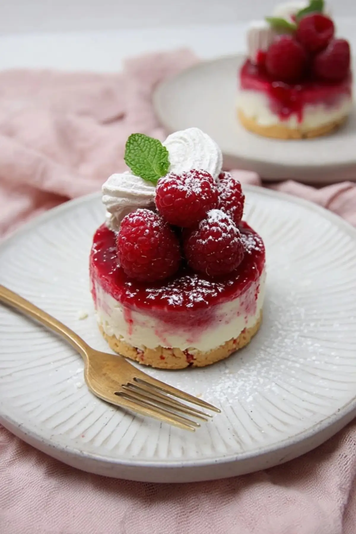 Topfen Himbeer Törtchen