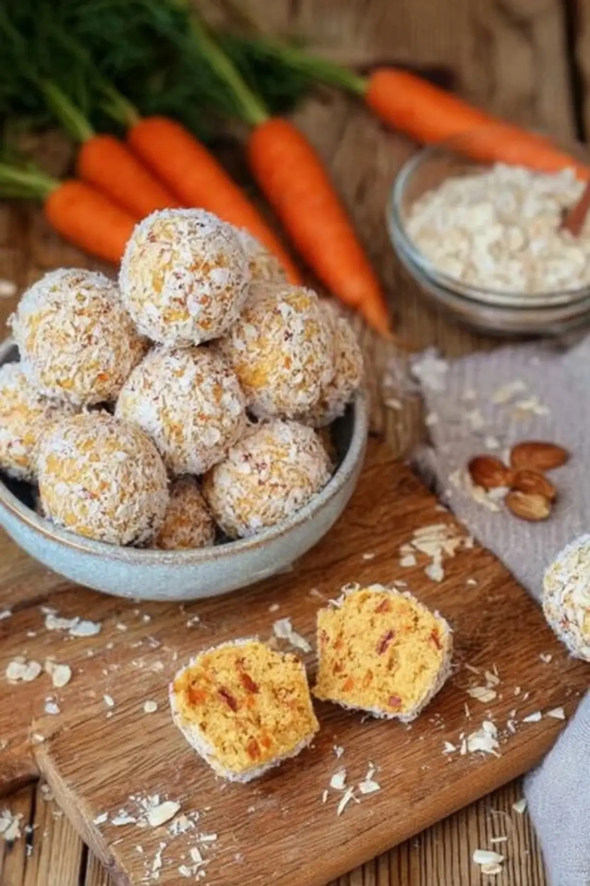 Karottenkuchen Energiebällchen