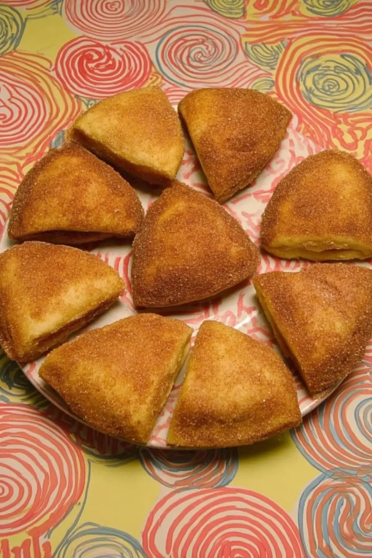 Quarkfächer mit Zimtzucker