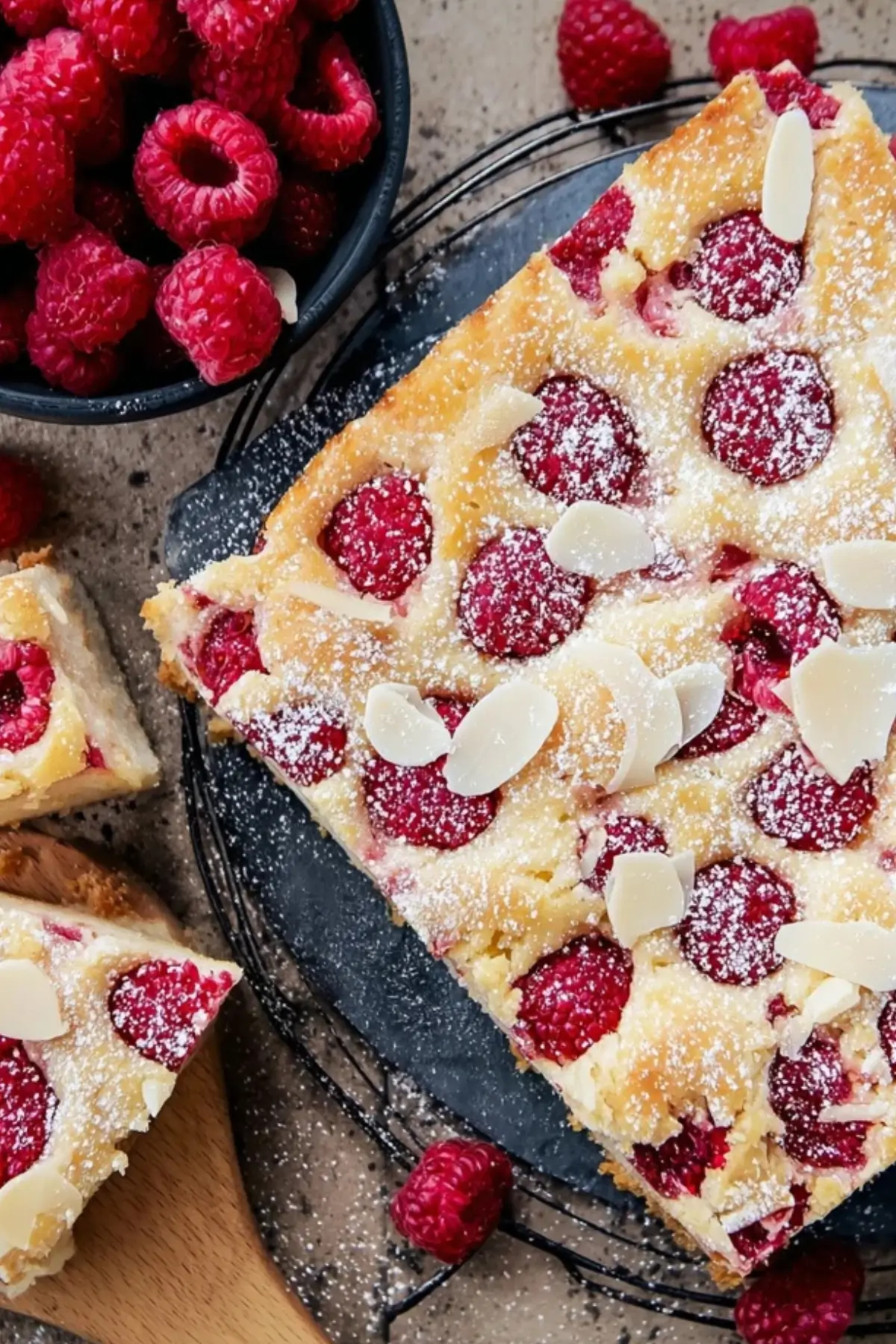 Schneller Himbeerkuchen