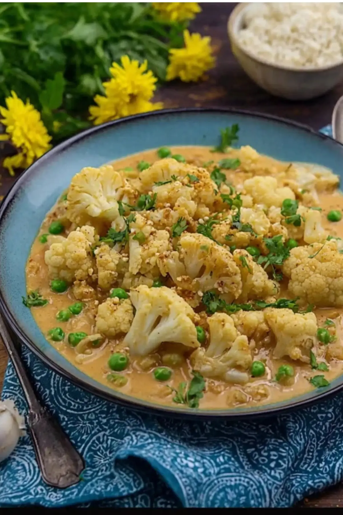 Blumenkohl Curry mit Kokosmilch