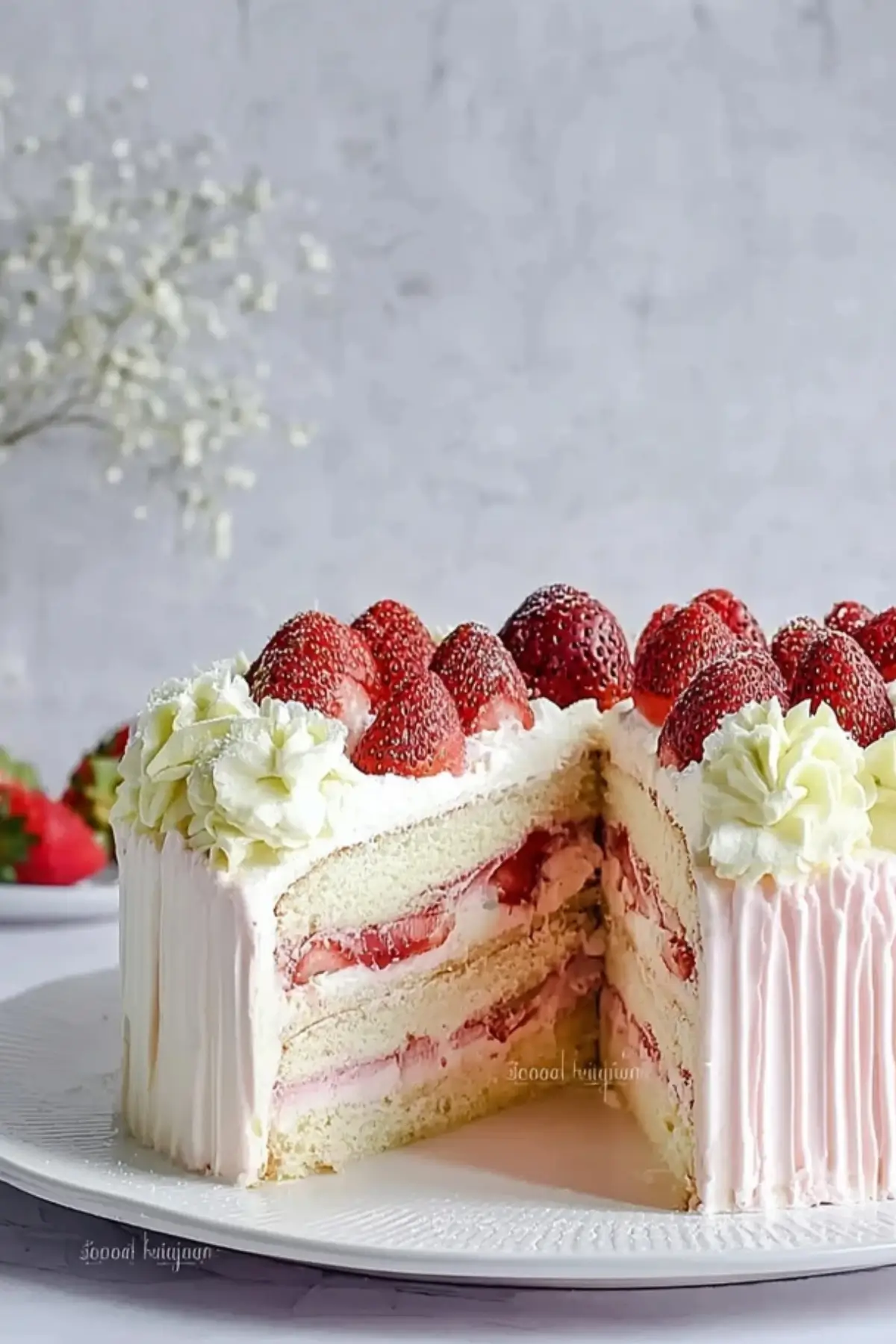 Erdbeer Sahne Torte