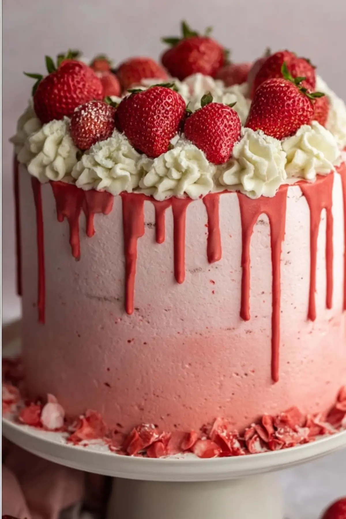 Erdbeer Torte mit Drip