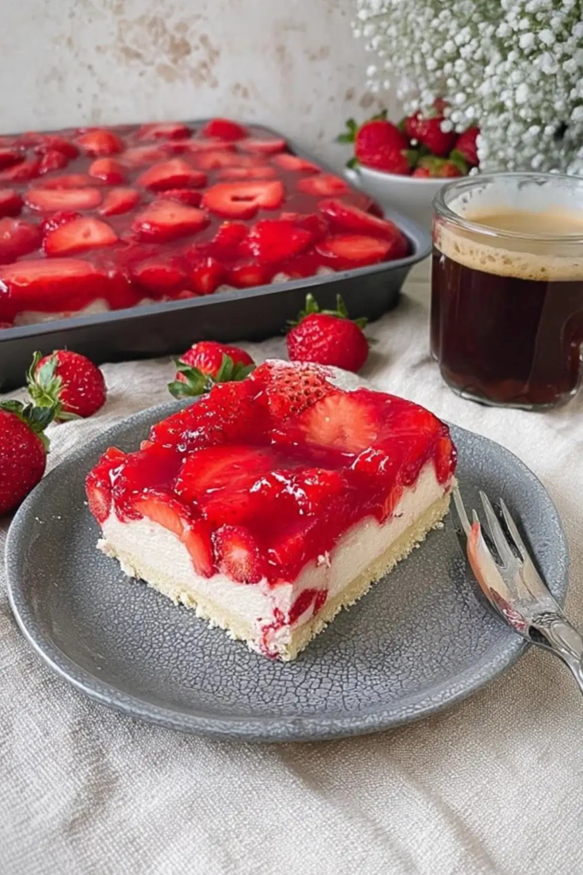Erdbeerkuchen