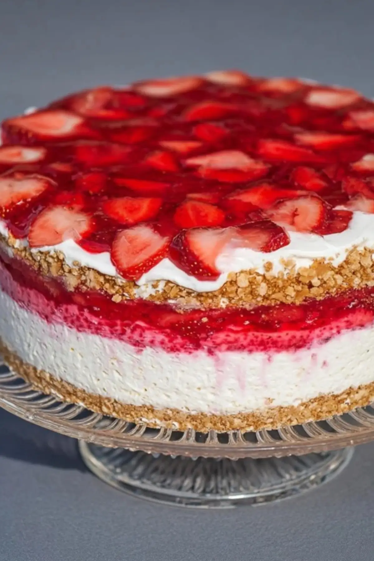Erdbeertorte mit Mascarponecreme und Tortenguss