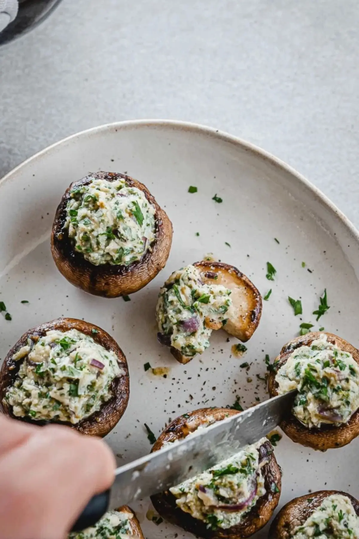 Gefüllte Champignons Grillen