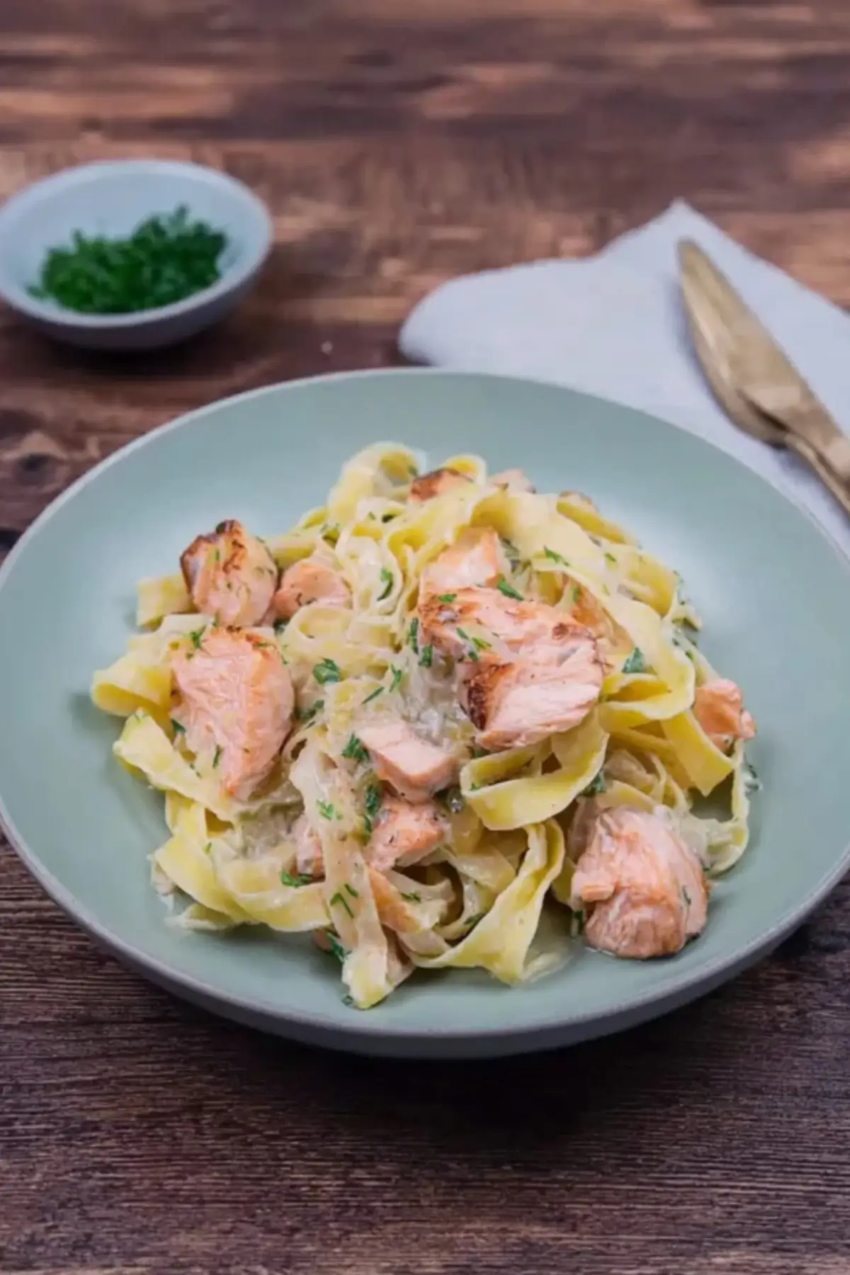 Pasta mit Lachs