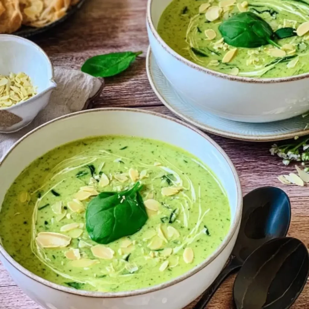 Vegane Bärlauchsuppe