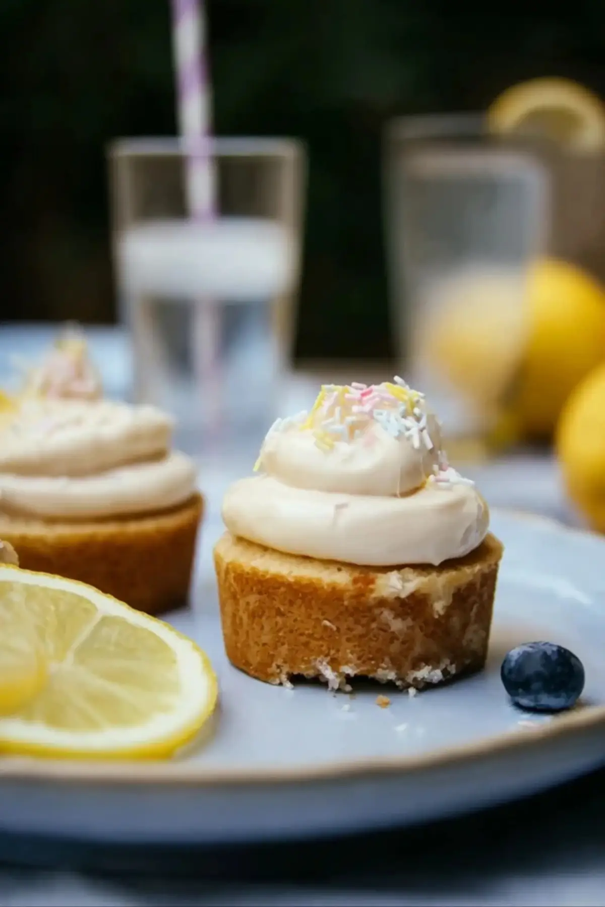 Vegane Zitronen Cupcakes